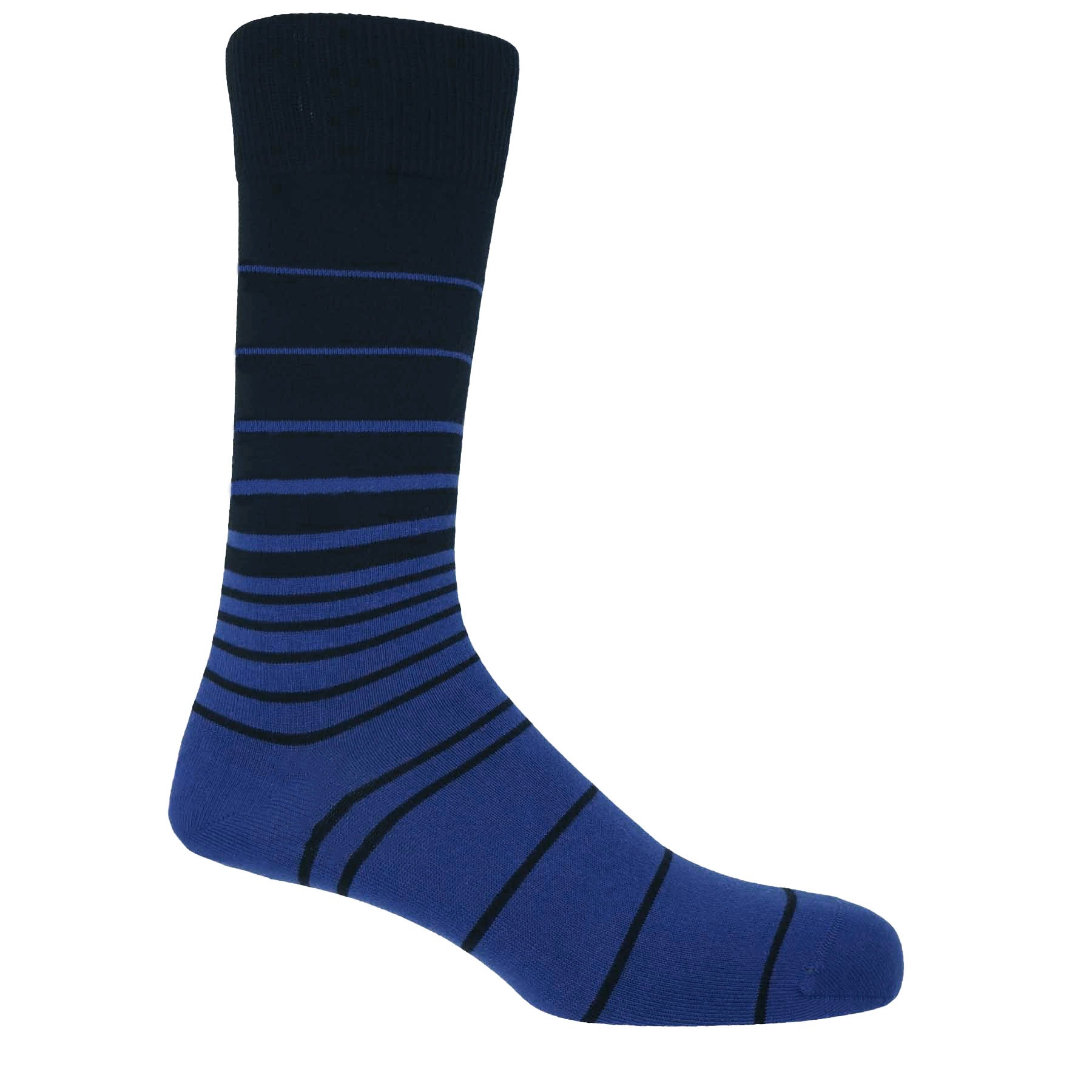 Retro Stripe Men's Socks - Black by Peper Harow