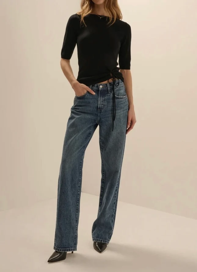 Favorite Daughter The Otto High Rise Boyfriend Ankle Jean in Vintage C by Sierra Deene