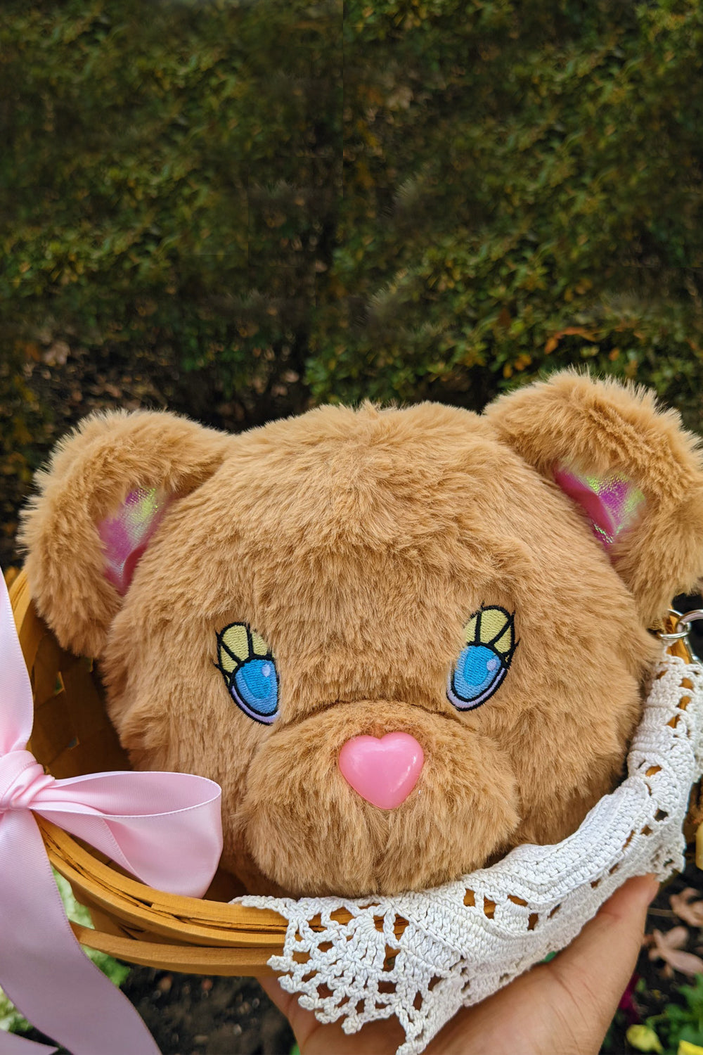Sleepy Mocha Bear Adjustable Bag by Miss Candyholic