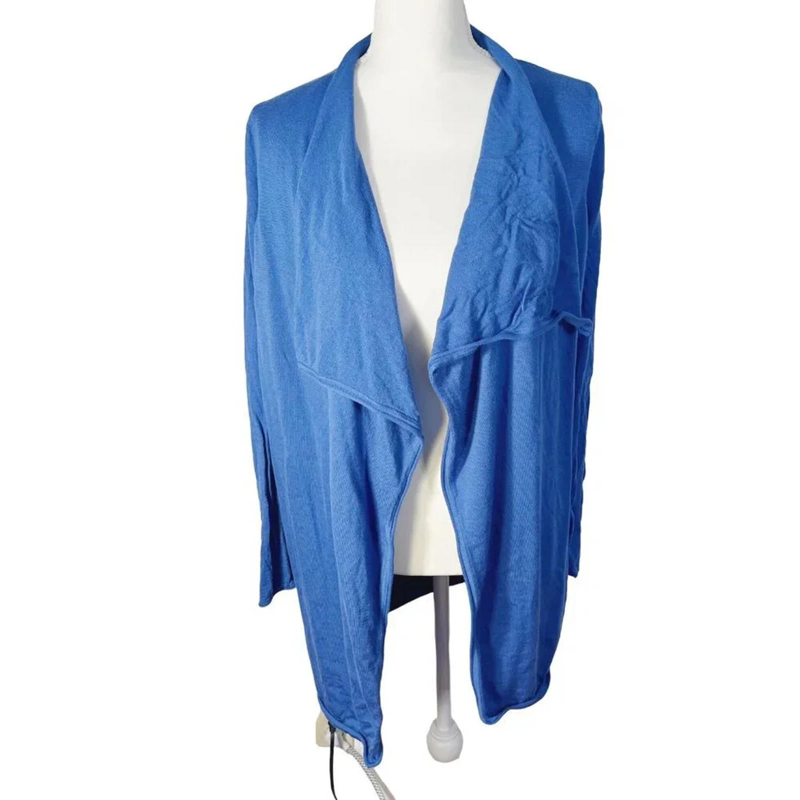 Elie Tahari Merino Wool Blue Cardigan Women's Size S by Hot Girl Secondhand