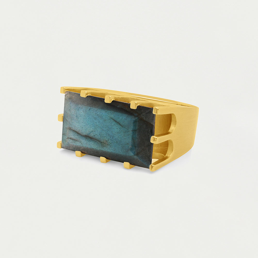 Labradorite Castle Ring by Sierra Deene