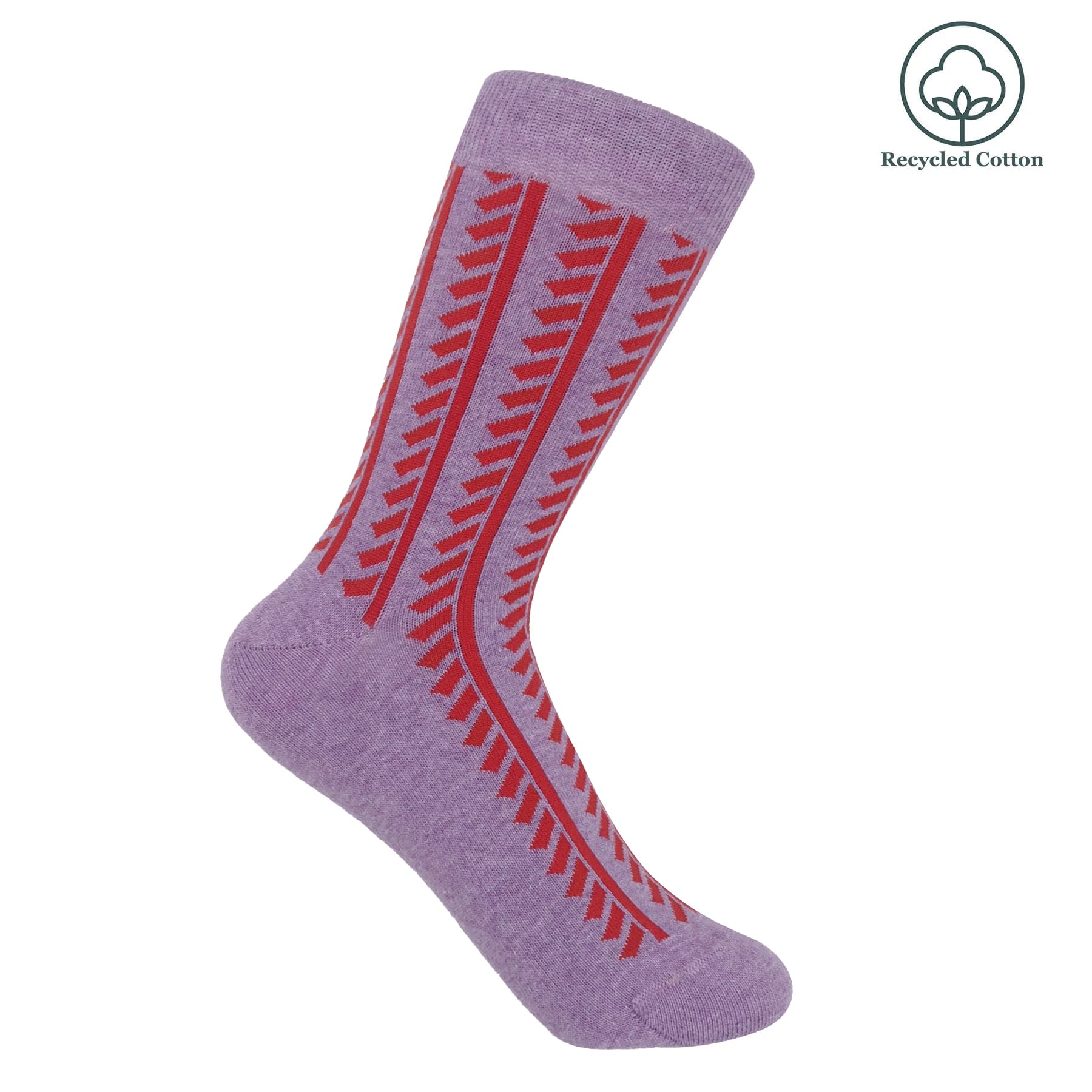 Vector Stripe Women's Socks - Purple by Peper Harow