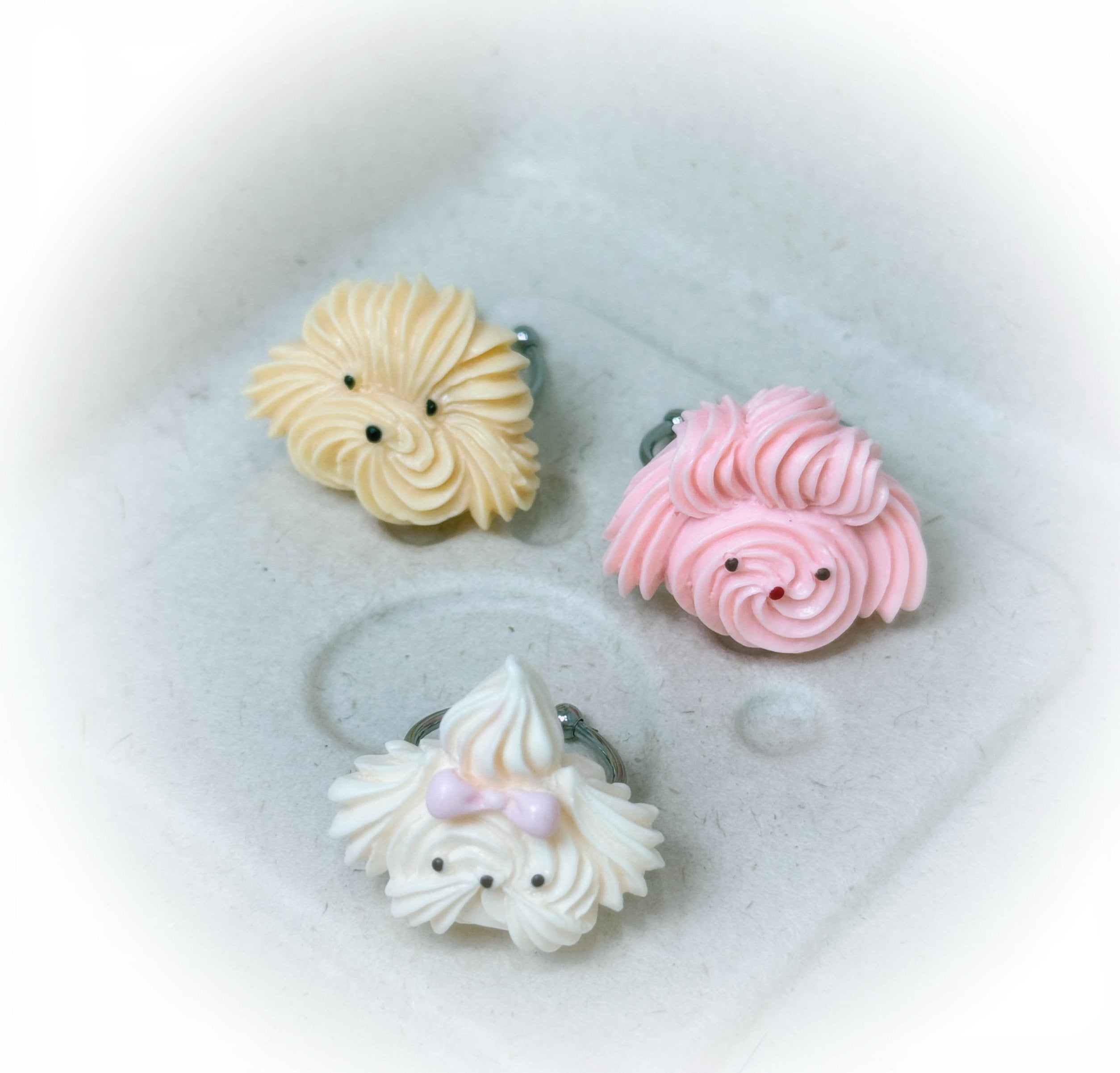 Kawaii Puppy Cookie Ring - Corner Party by Land Decora