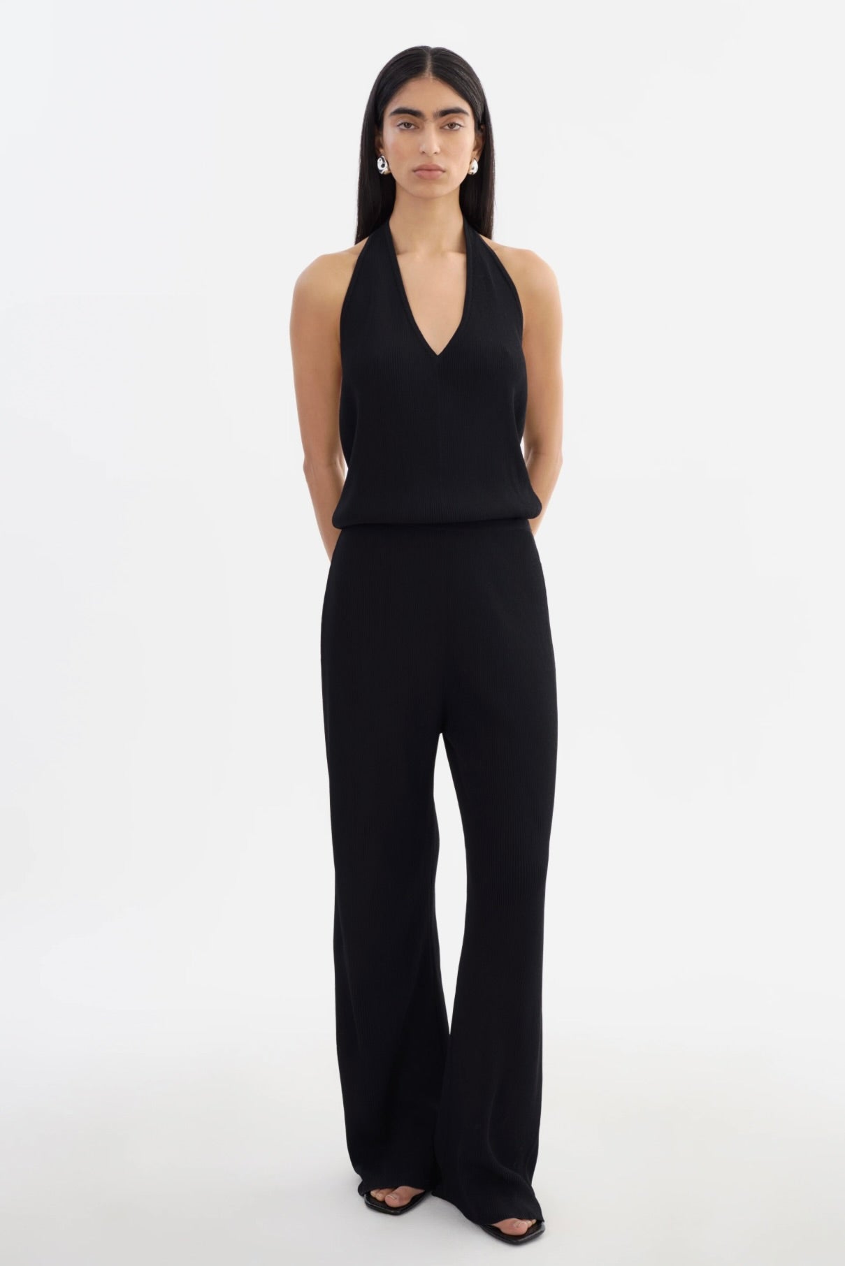 Nuria Rib Knit Jumpsuit