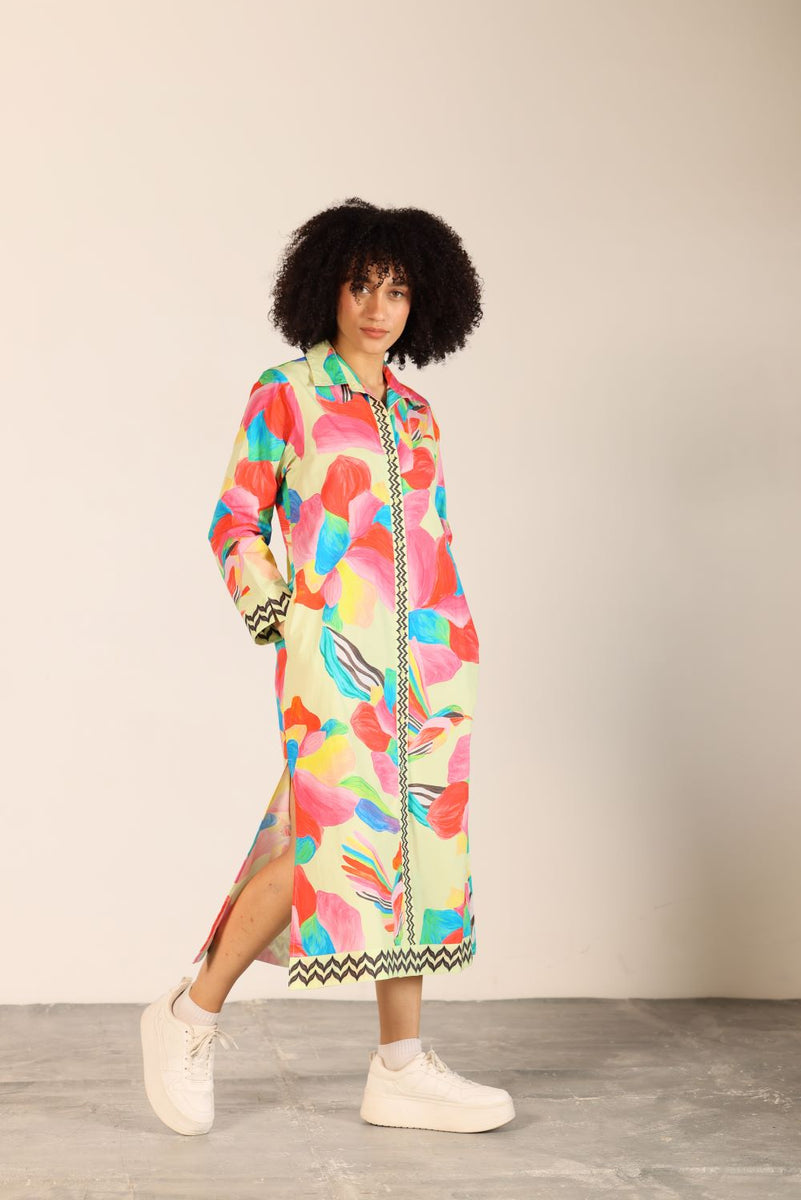 LEMON POPS ELIZA DRESS by Maude Vivante