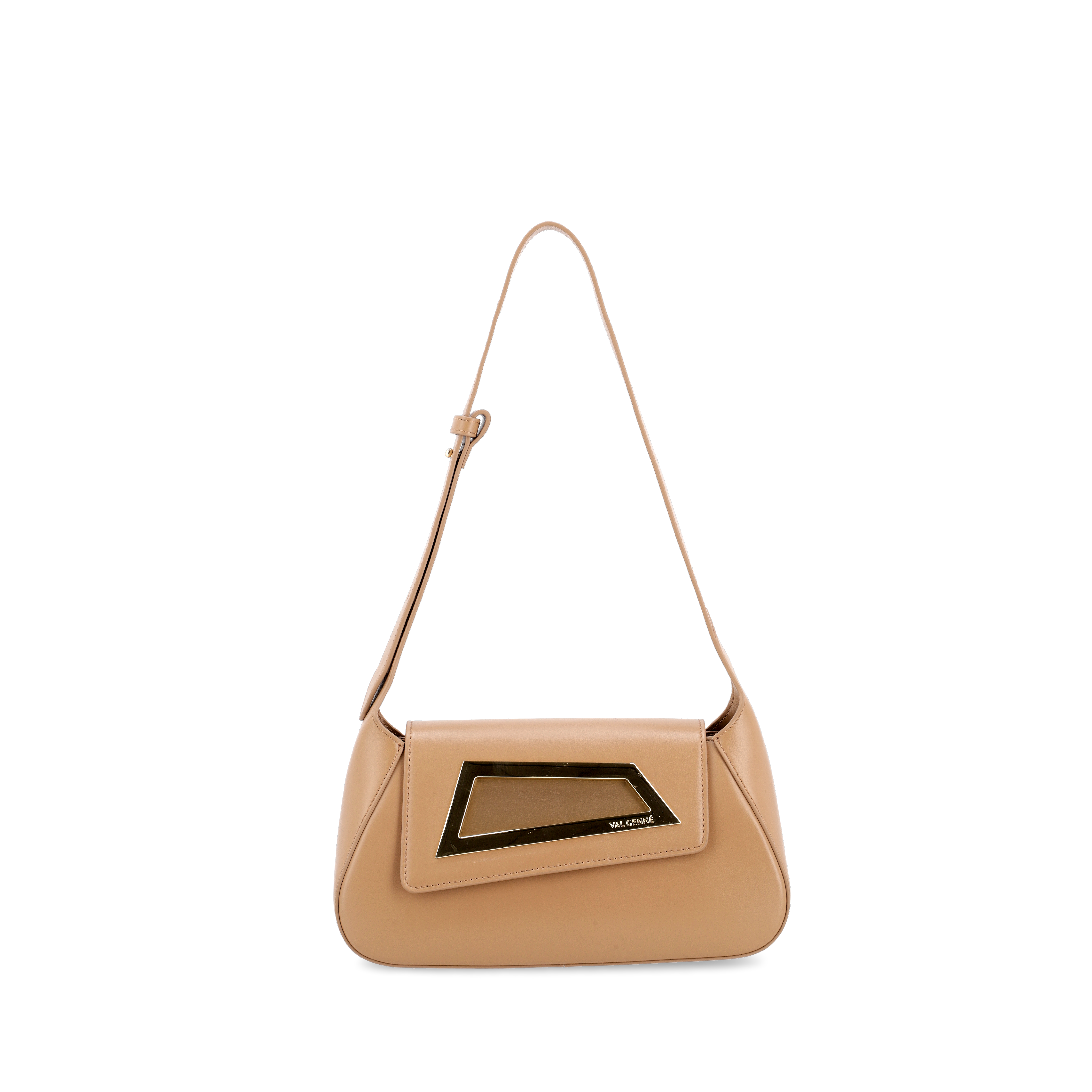 Leather Shoulder & Pouch Bag – Minimal & Stylish Design by Val Genné