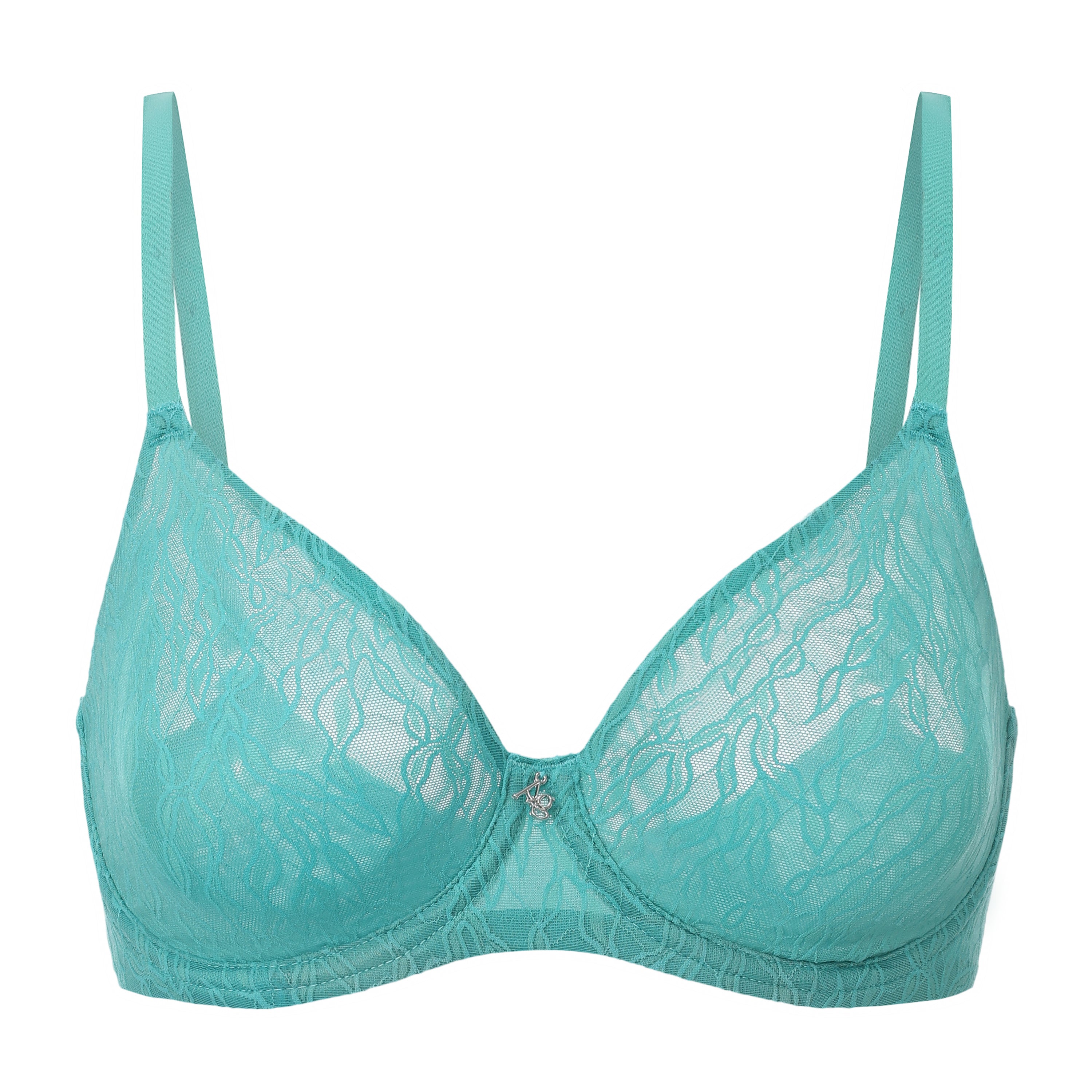 Julie Molded Lace & Mesh T-Shirt Bra | Amour d'Agentte Lingerie by Amour d'Agnette