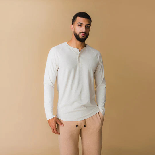 PROTO 101 CLASSIC LONG-SLEEVE HENLEY MENS (MULTIPLE COLORS AVAILABLE) by RAËLIV