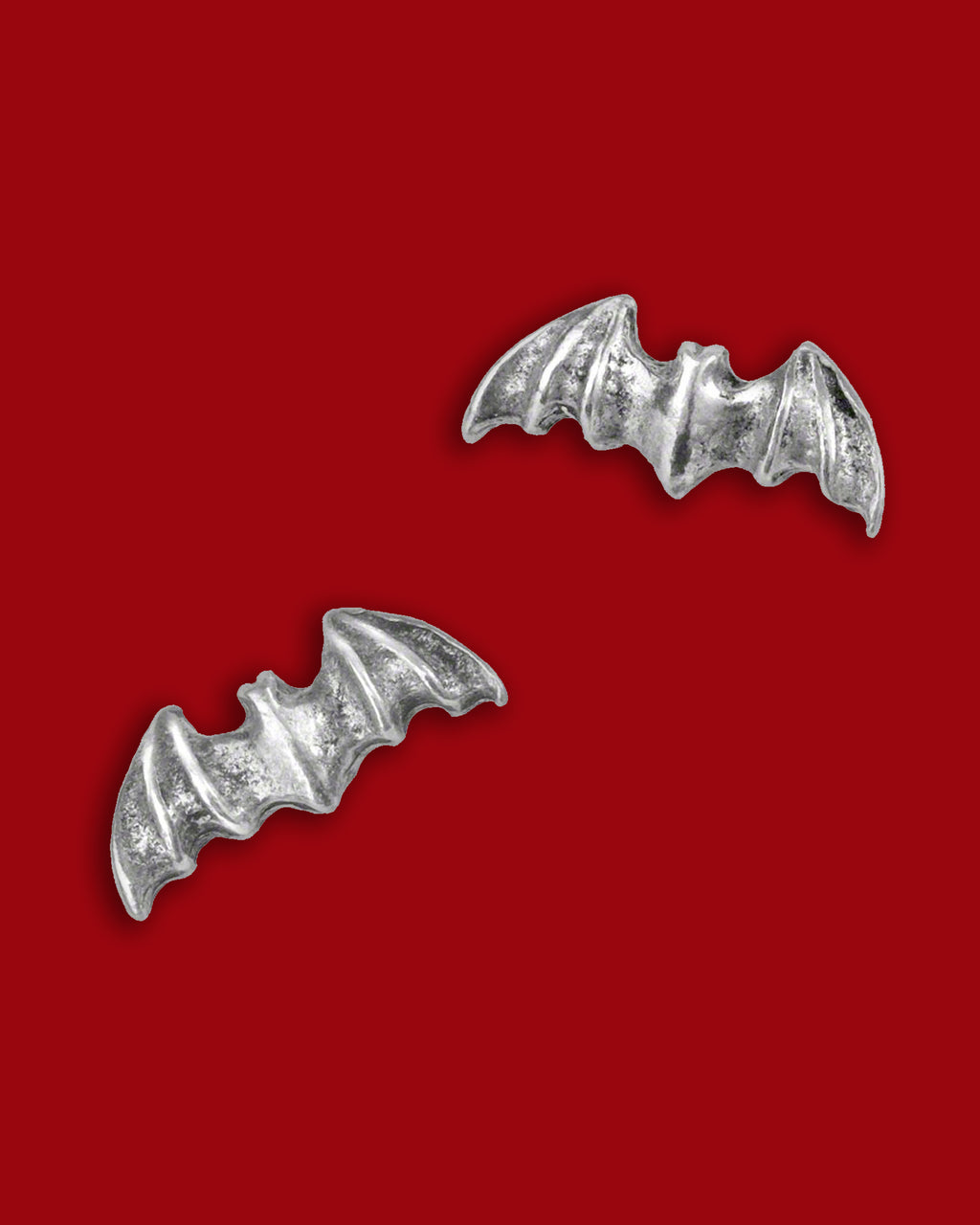 Bat Stud Earrings by KATAKOMB