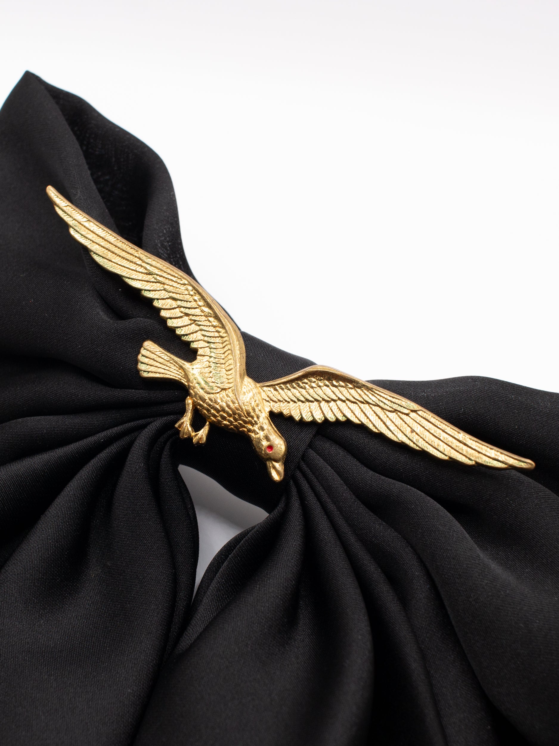 Vintage 60's Large Gold Tone Flying Bird Brooch by Northern Grip