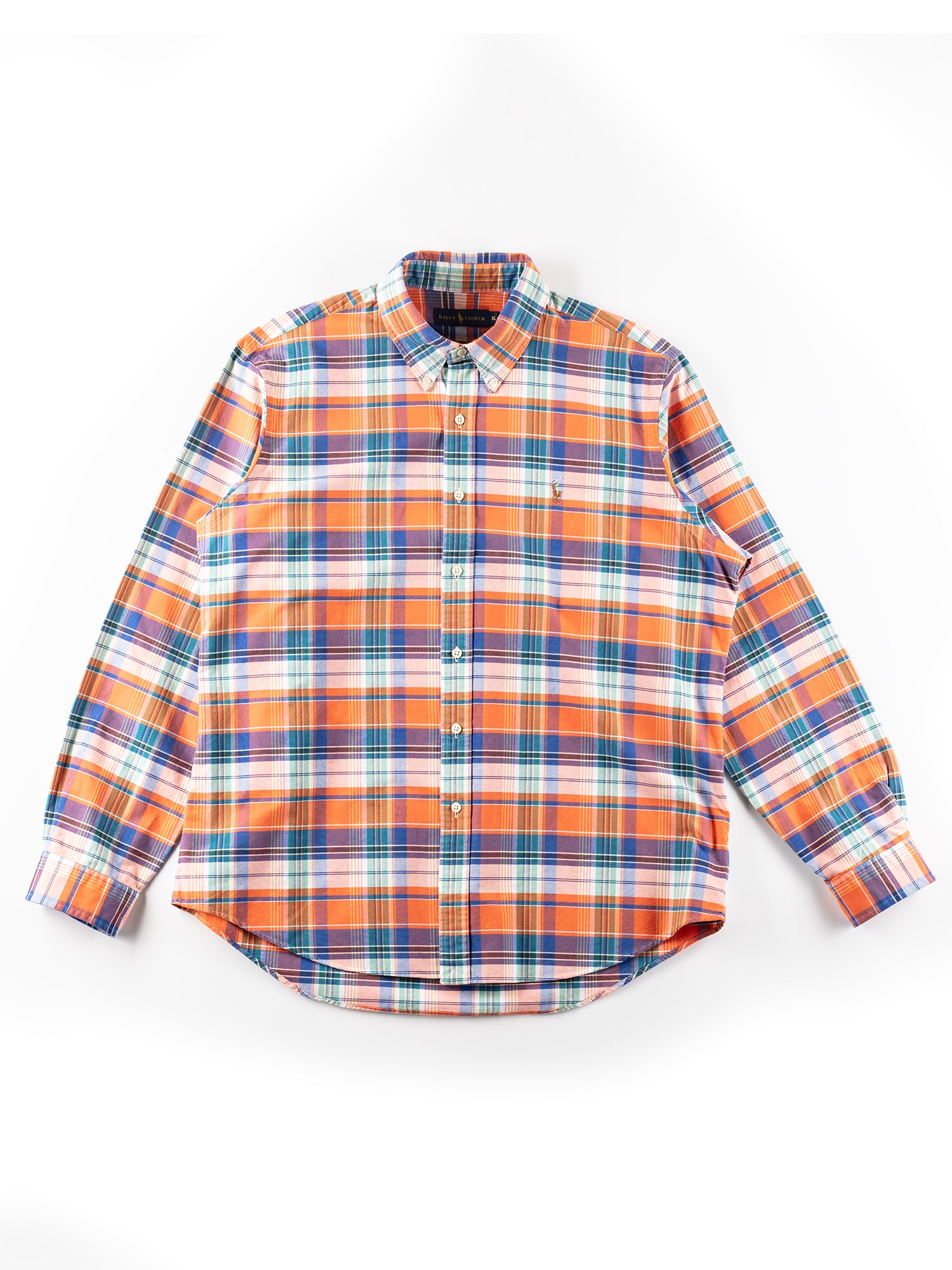 Vintage 00's Men Ralph Lauren Shirt in Orange by Northern Grip