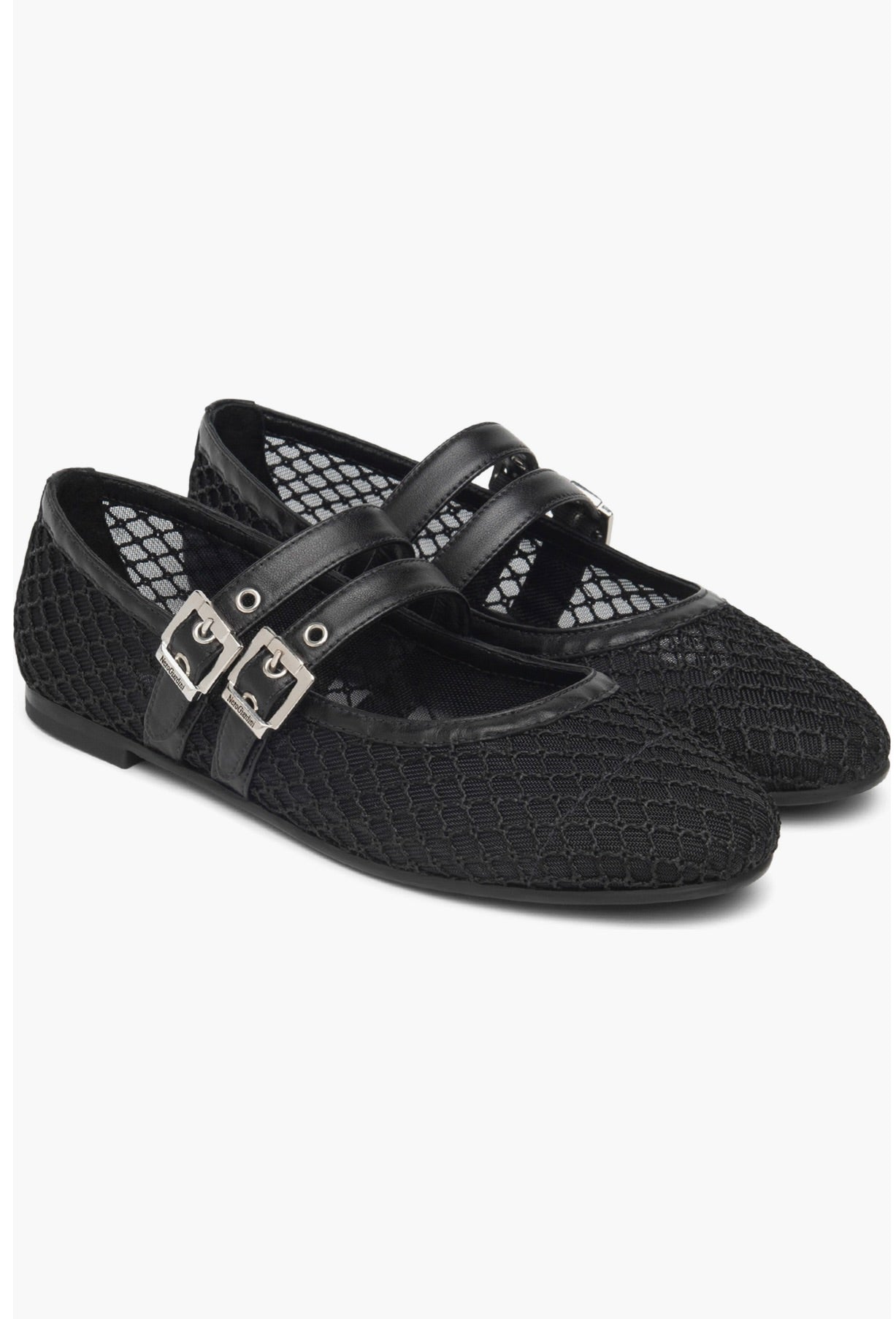 NeroGiardini Mesh Ballet Flats by Sierra Deene