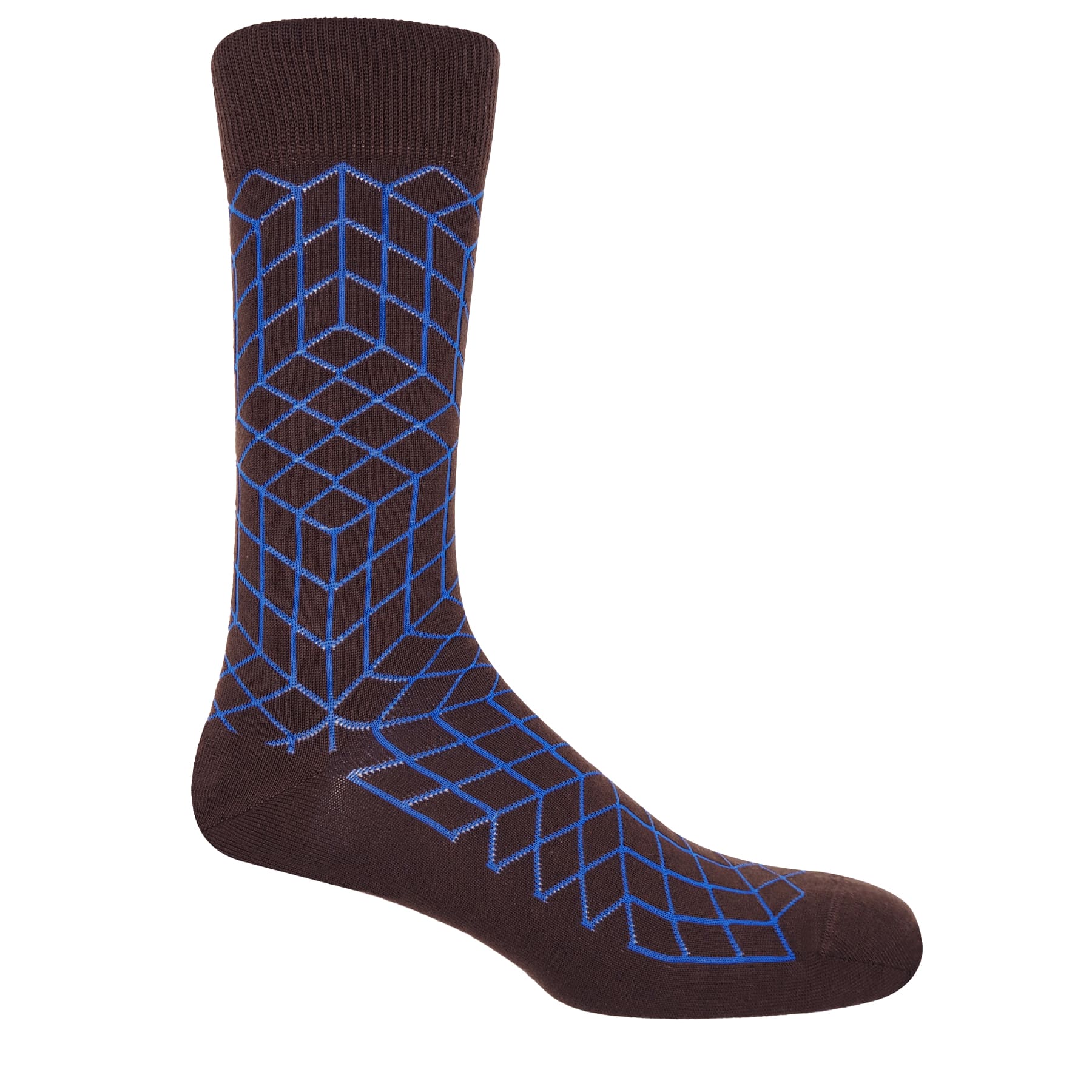 Puzzle Men's Socks - Brown by Peper Harow