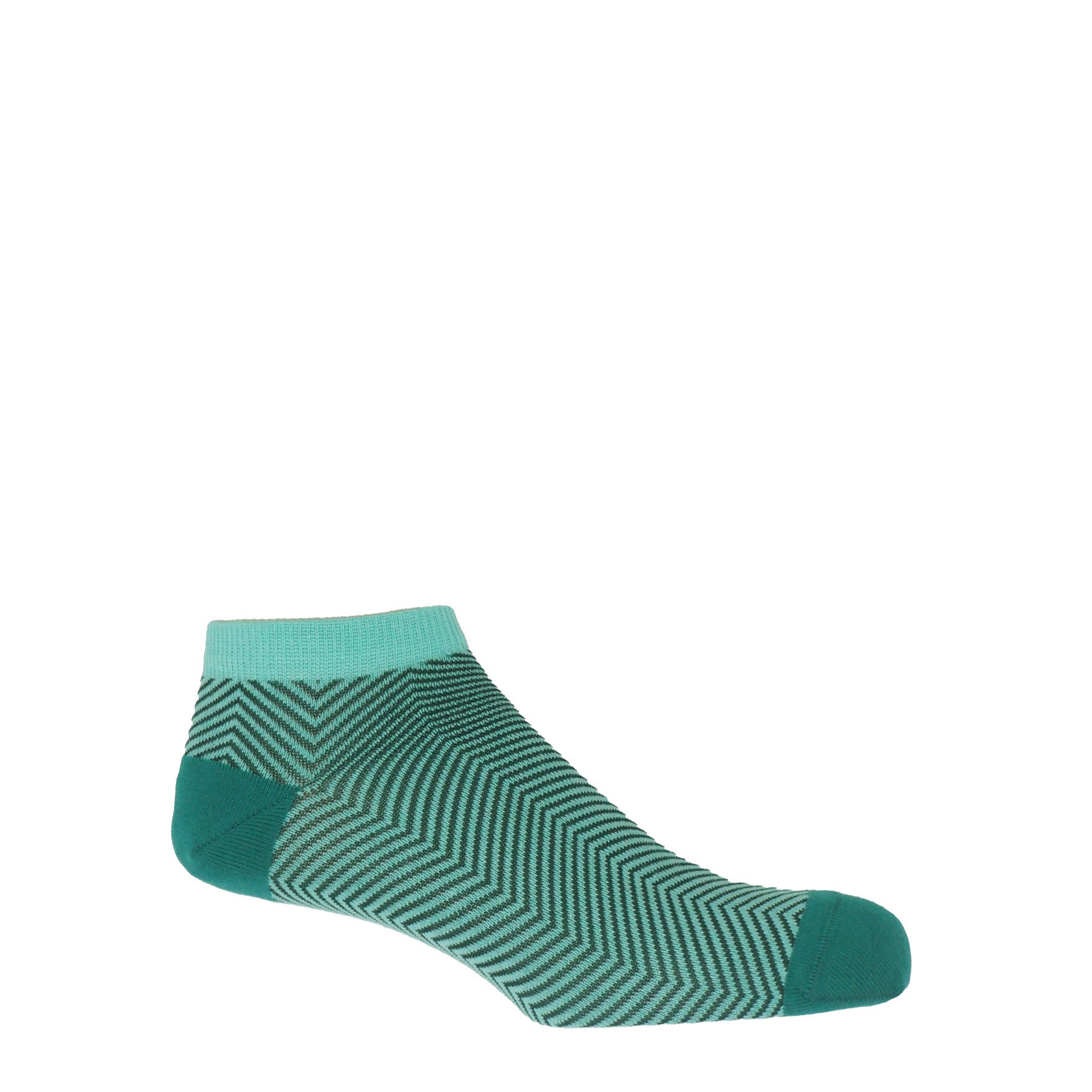 Lux Taylor Men's Trainer Socks - Turquoise by Peper Harow