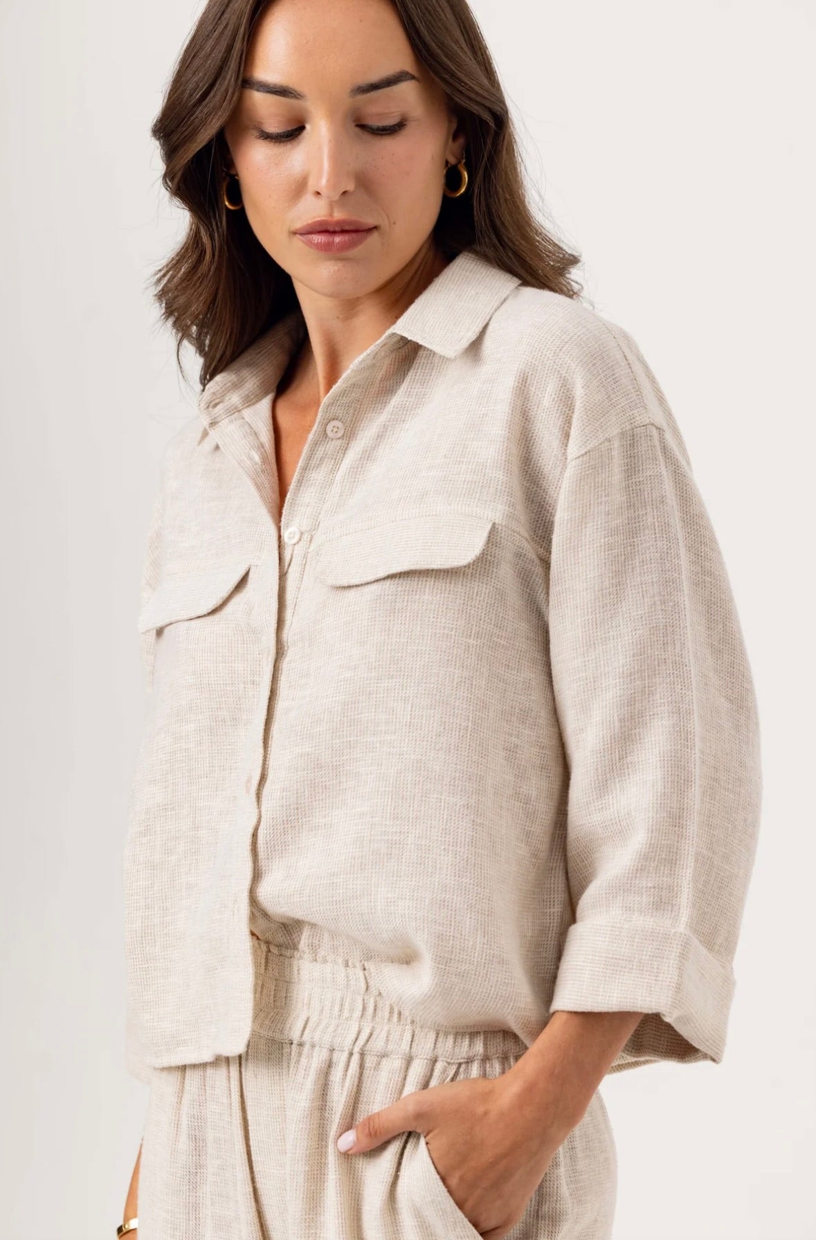 We Are Sundays Weave Simona Shirt by Sierra Deene