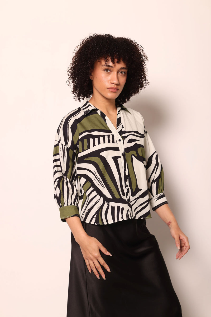 ZEBRA ELSA TOP by Maude Vivante