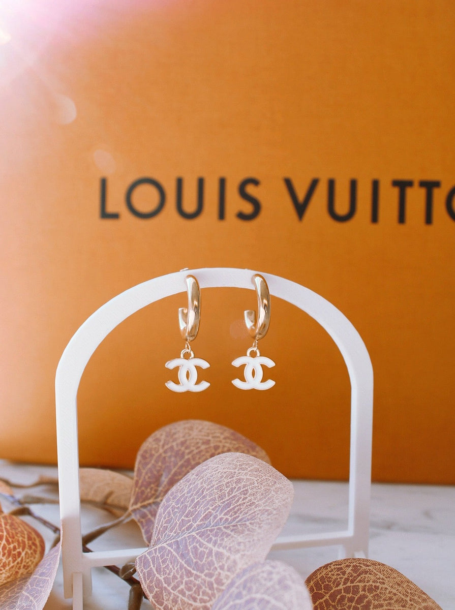 FLORA EARRINGS IN GOLD + WHITE by RAËLIV