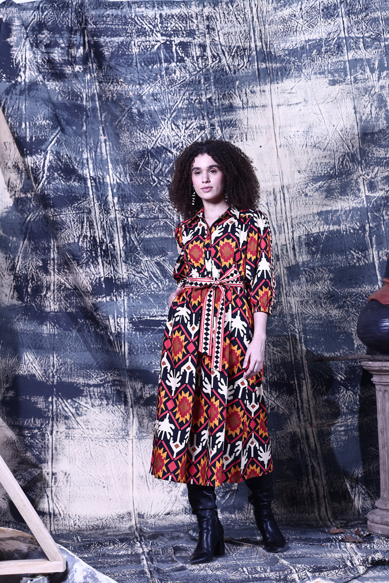 AZTEC REMI DRESS by Maude Vivante