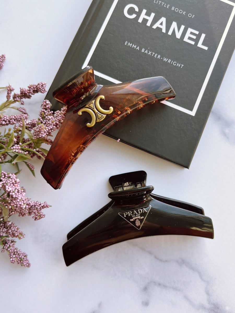 LILA HAIR CLIP IN BROWN by RAËLIV