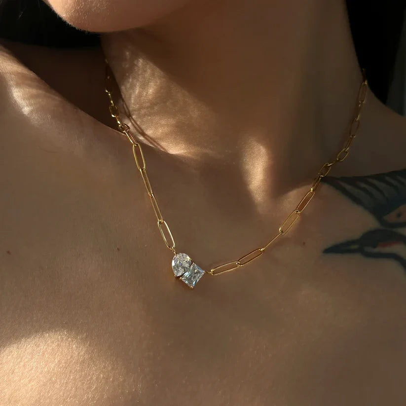 KYLIE NECKLACE IN GOLD (WATERPROOF & 18K GOLD PLATED) by RAËLIV