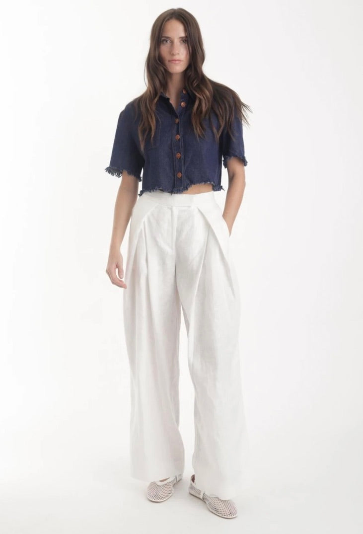 Karina Grimaldi Celeste Linen Pants by Sierra Deene