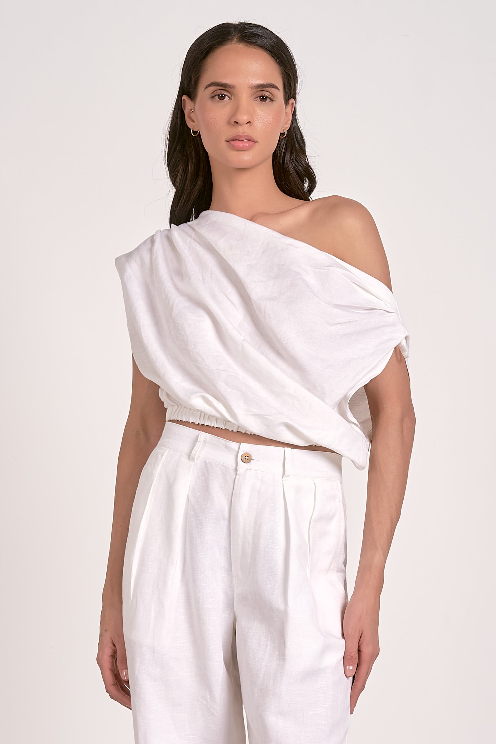 Lianne Top in White by Sierra Deene