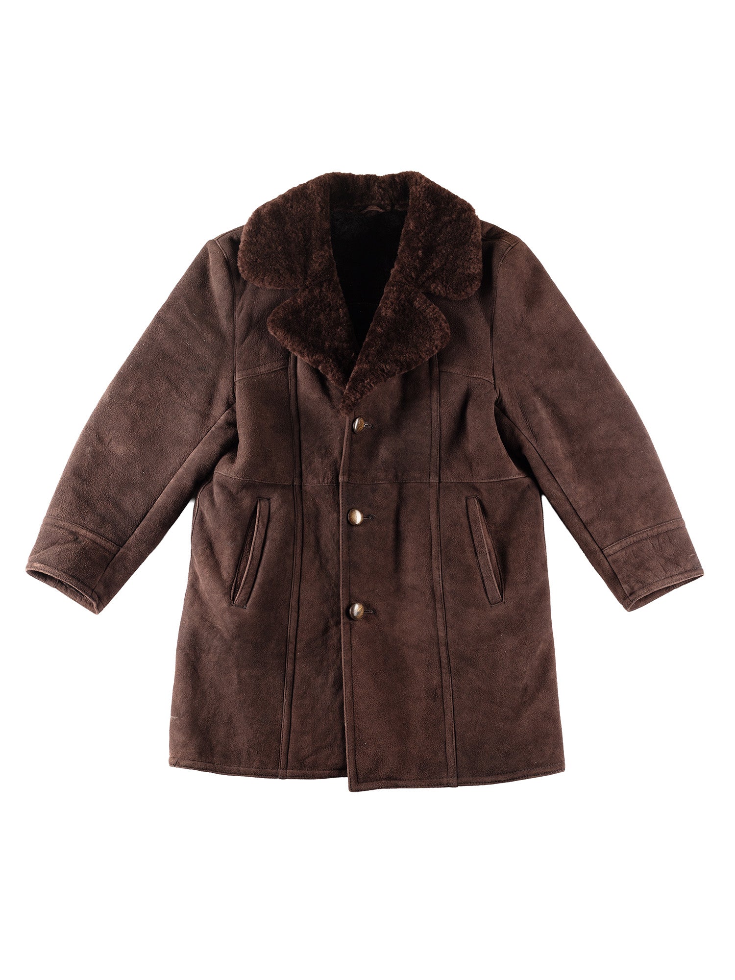 Vintage 70's Men Sheepskin in Brown by Northern Grip