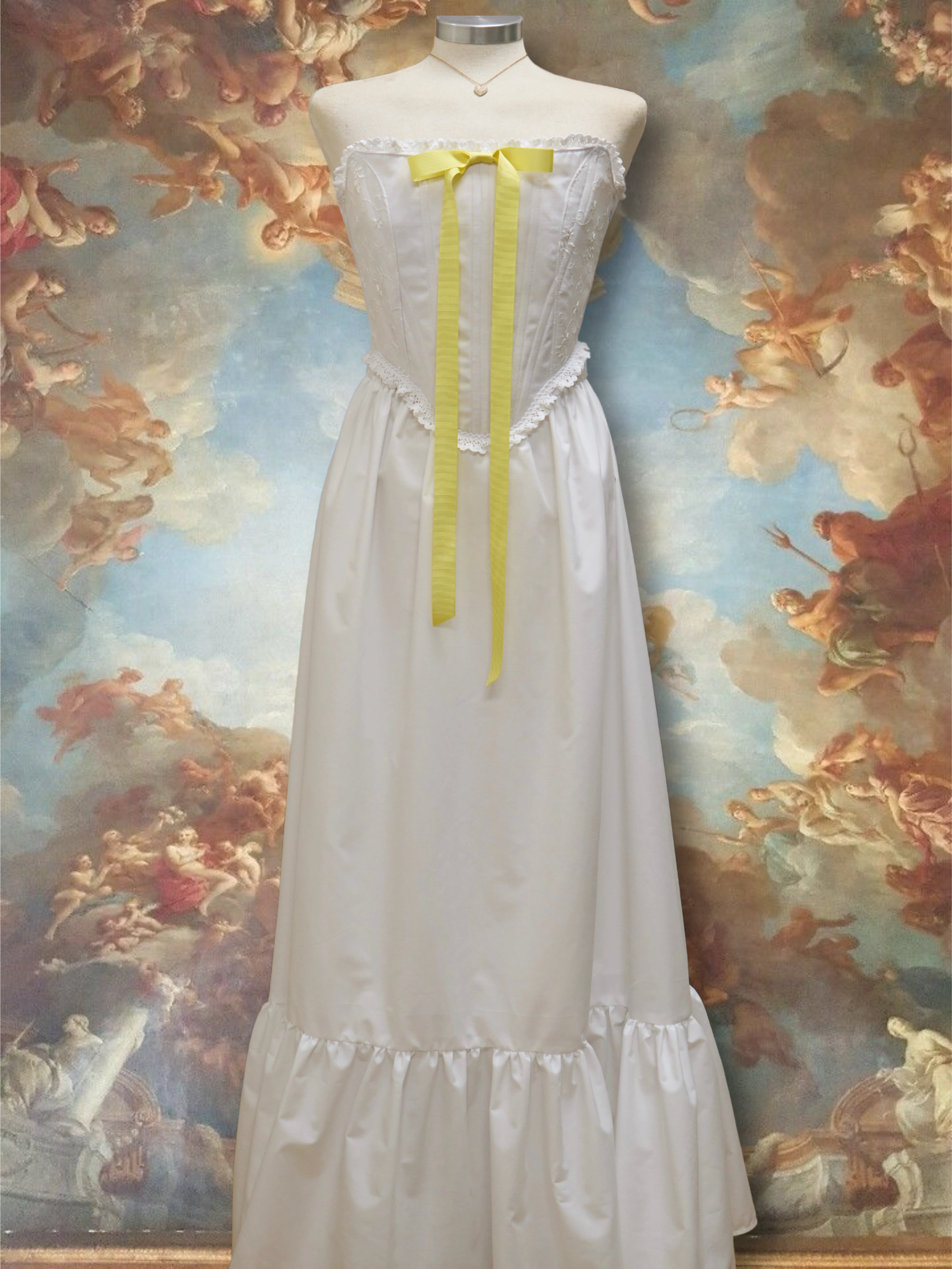 Cottage corset set by Emjota Studio