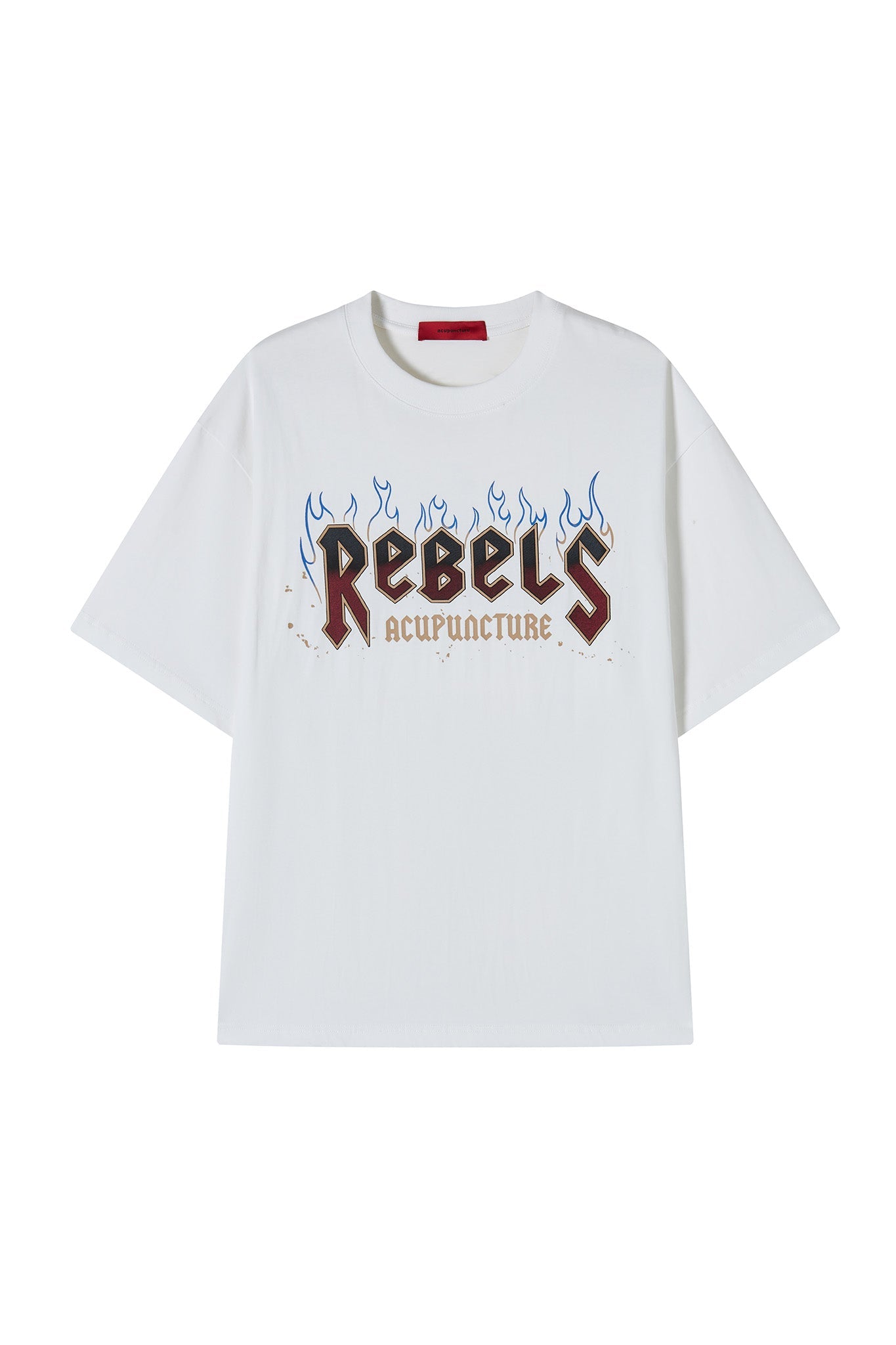 ACU REBELS T-SHIRT WHITE by Acupuncture1993