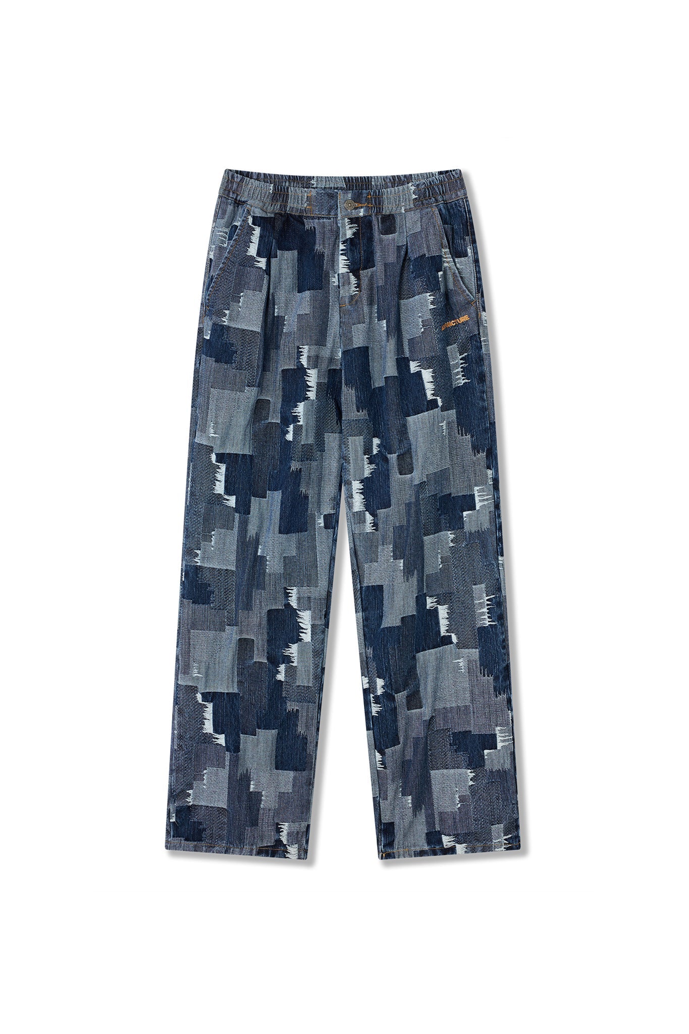 PATCH WORK PANT BLUE by Acupuncture1993