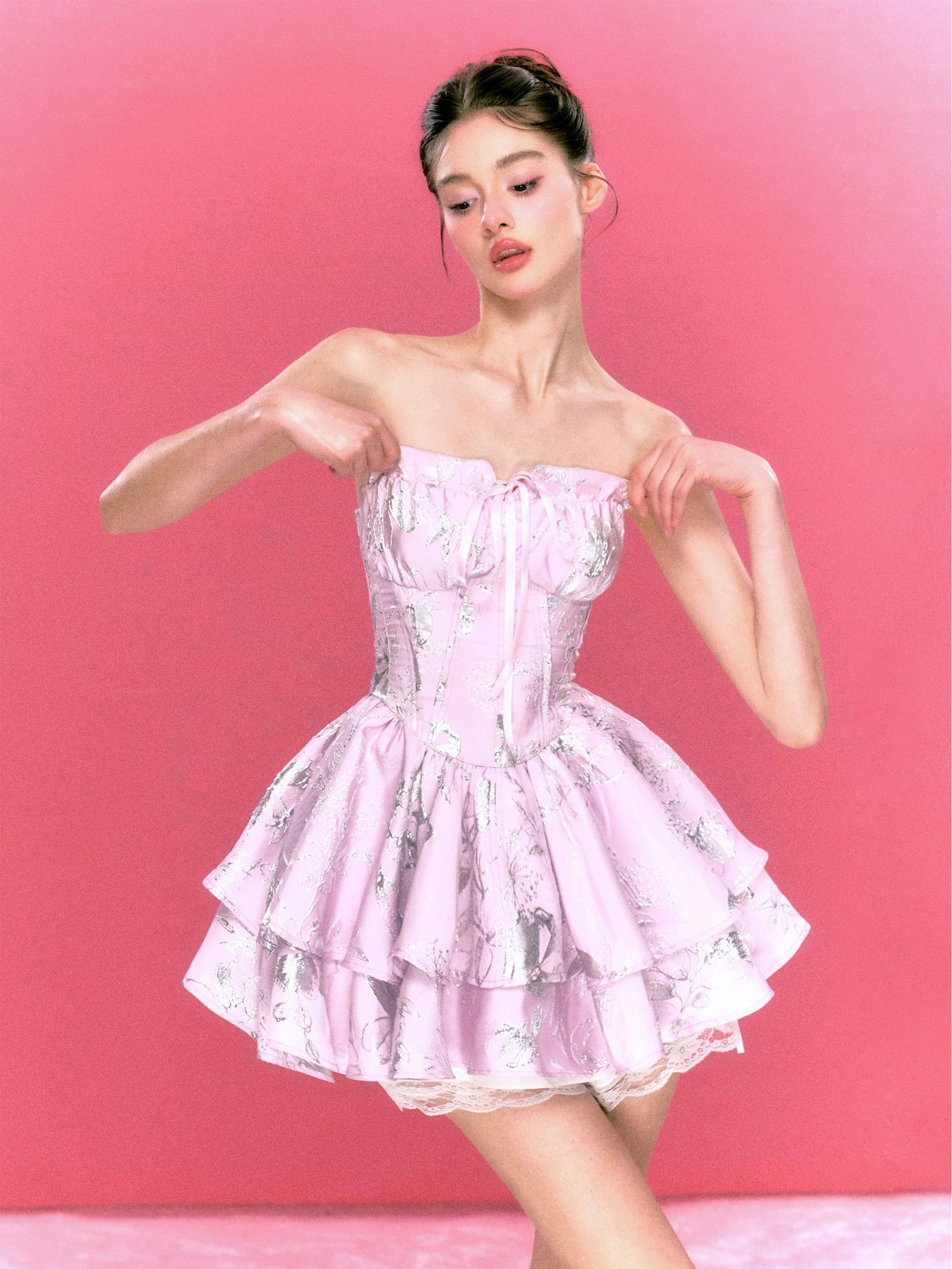 Affordable Girly Fashion - YZZI HE Princess Fluffy Dress for Girly Style Outfits by Land Decora