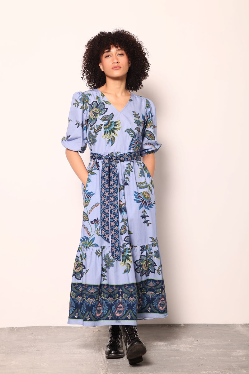 PERIWINKLE MOSAIC MOLLY DRESS by Maude Vivante