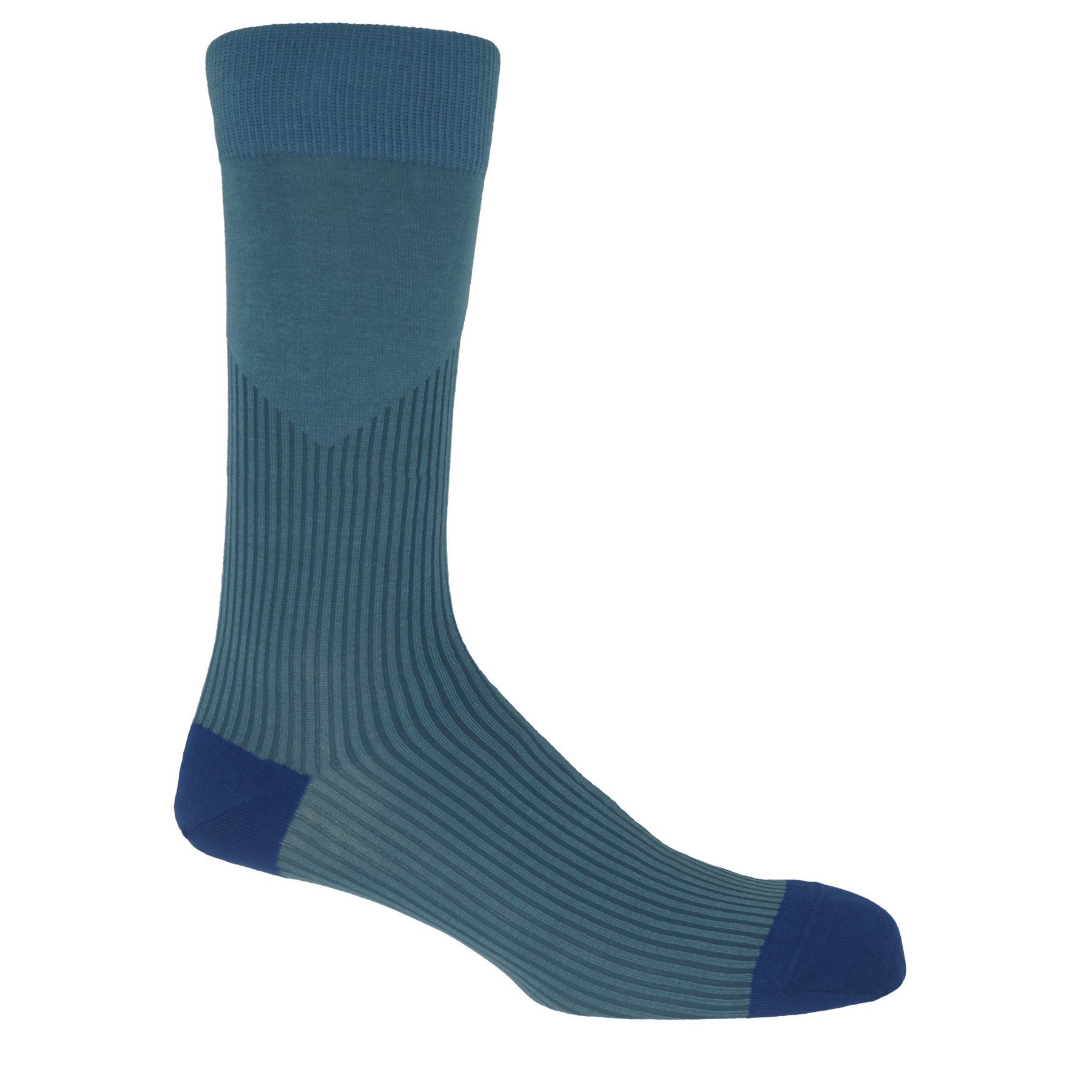 V-Stripe Men's Socks - Blue by Peper Harow