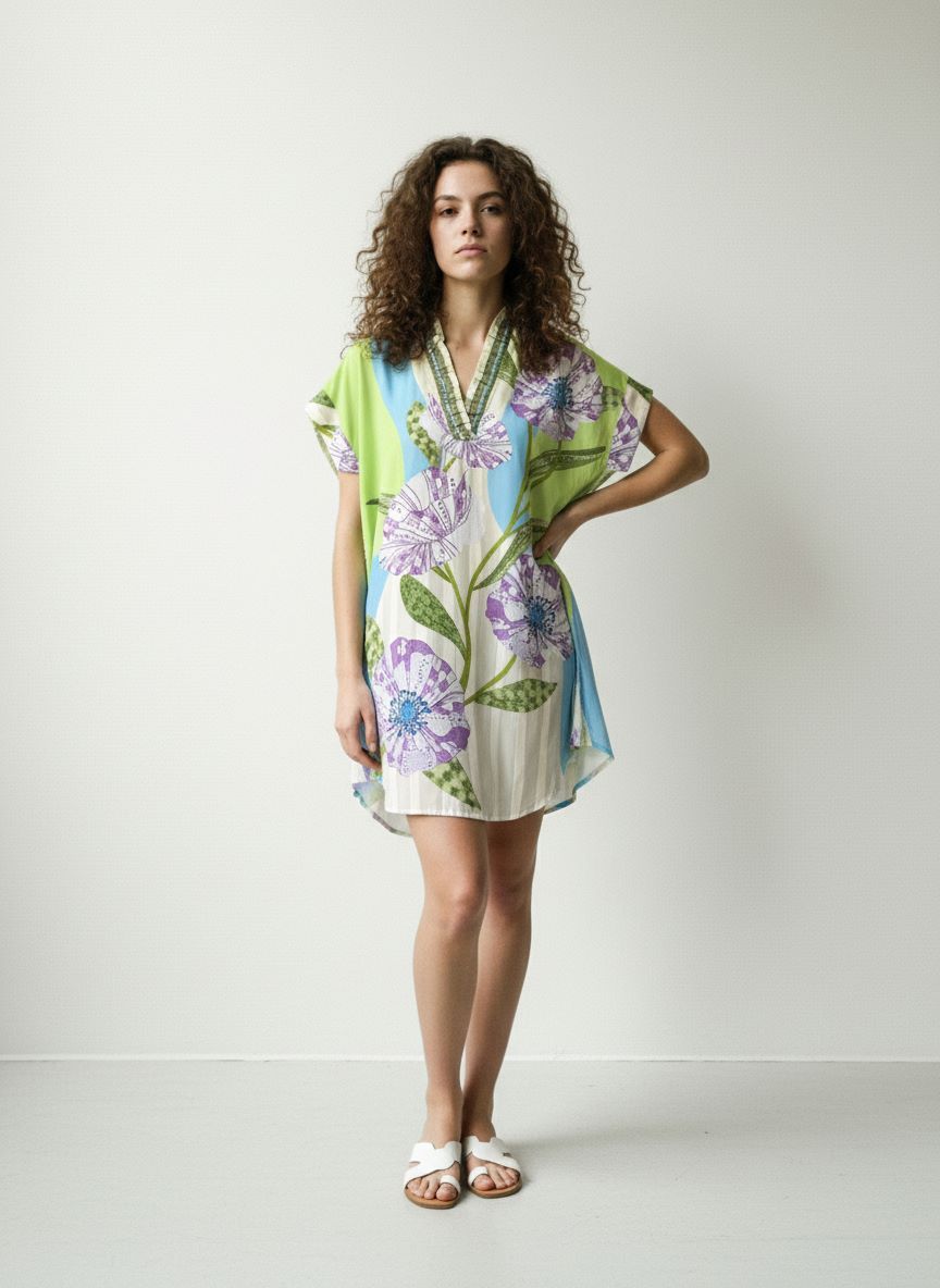 LAVENDER BLOOM ALANA DRESS by Maude Vivante