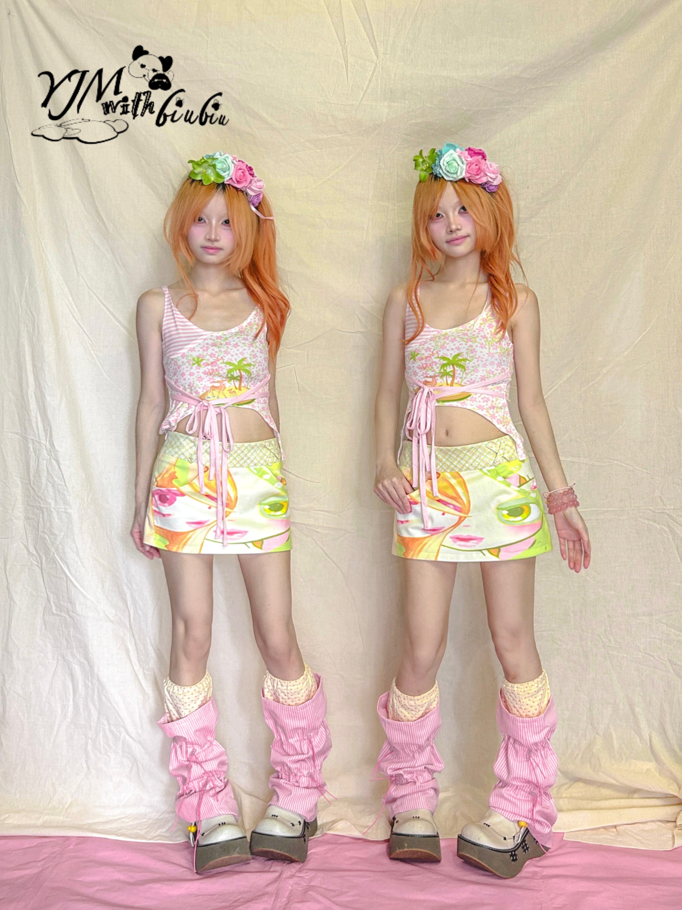 Decora Kei Low Rise Mini Skirt – YJM with biubiu by Land Decora
