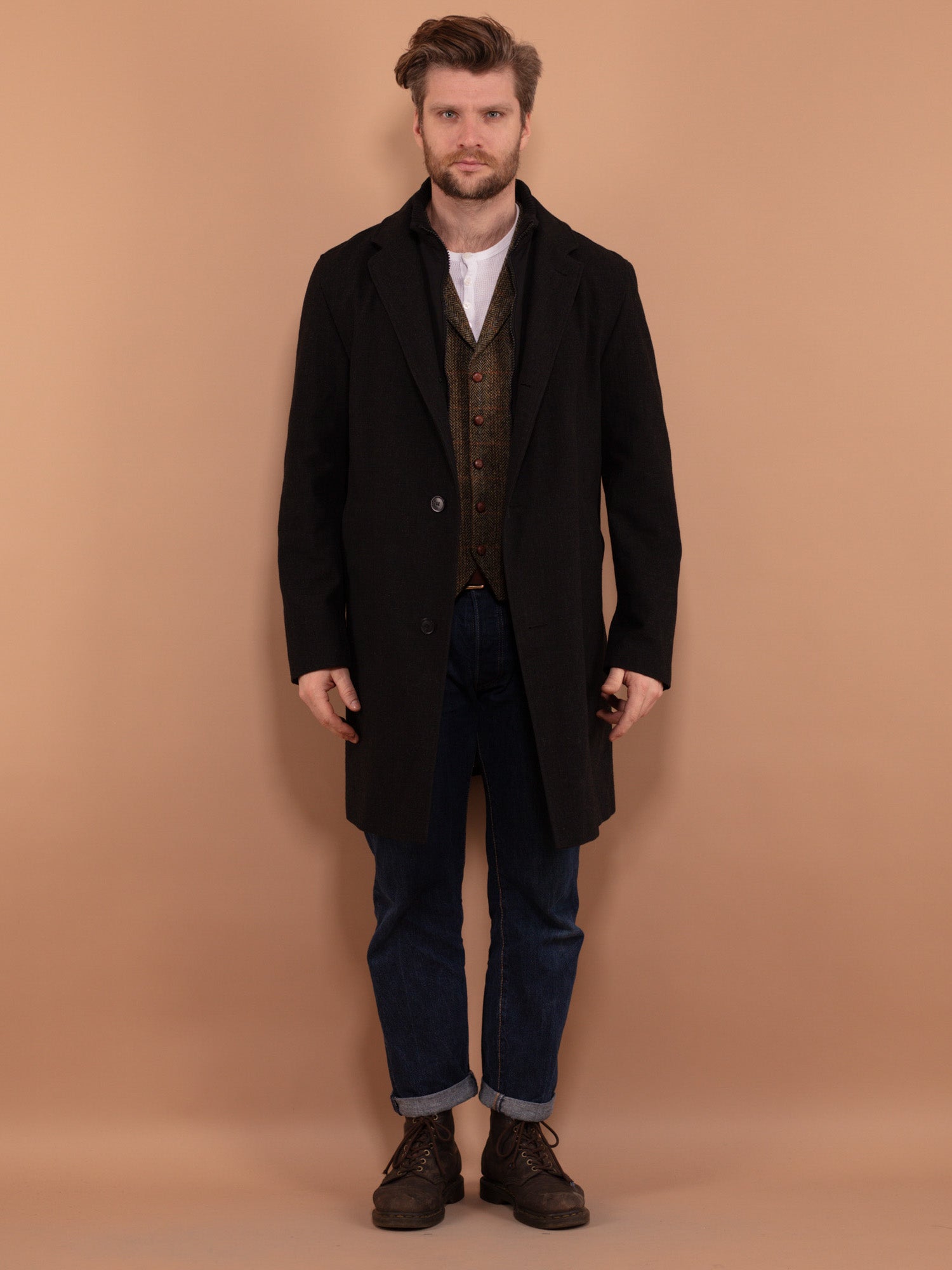 Vintage 00's Men Longline Spring Jacket in Grey by Northern Grip