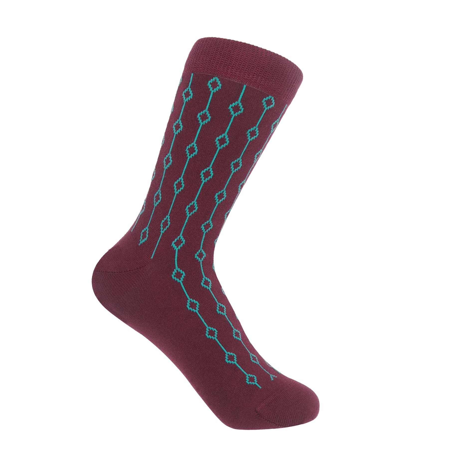 Beads Women's Socks - Maroon by Peper Harow