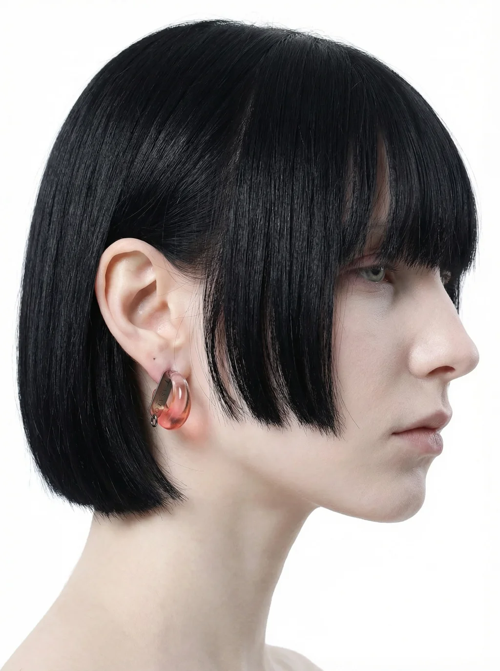 Afterglow Resin Hoop Earring by ASATO