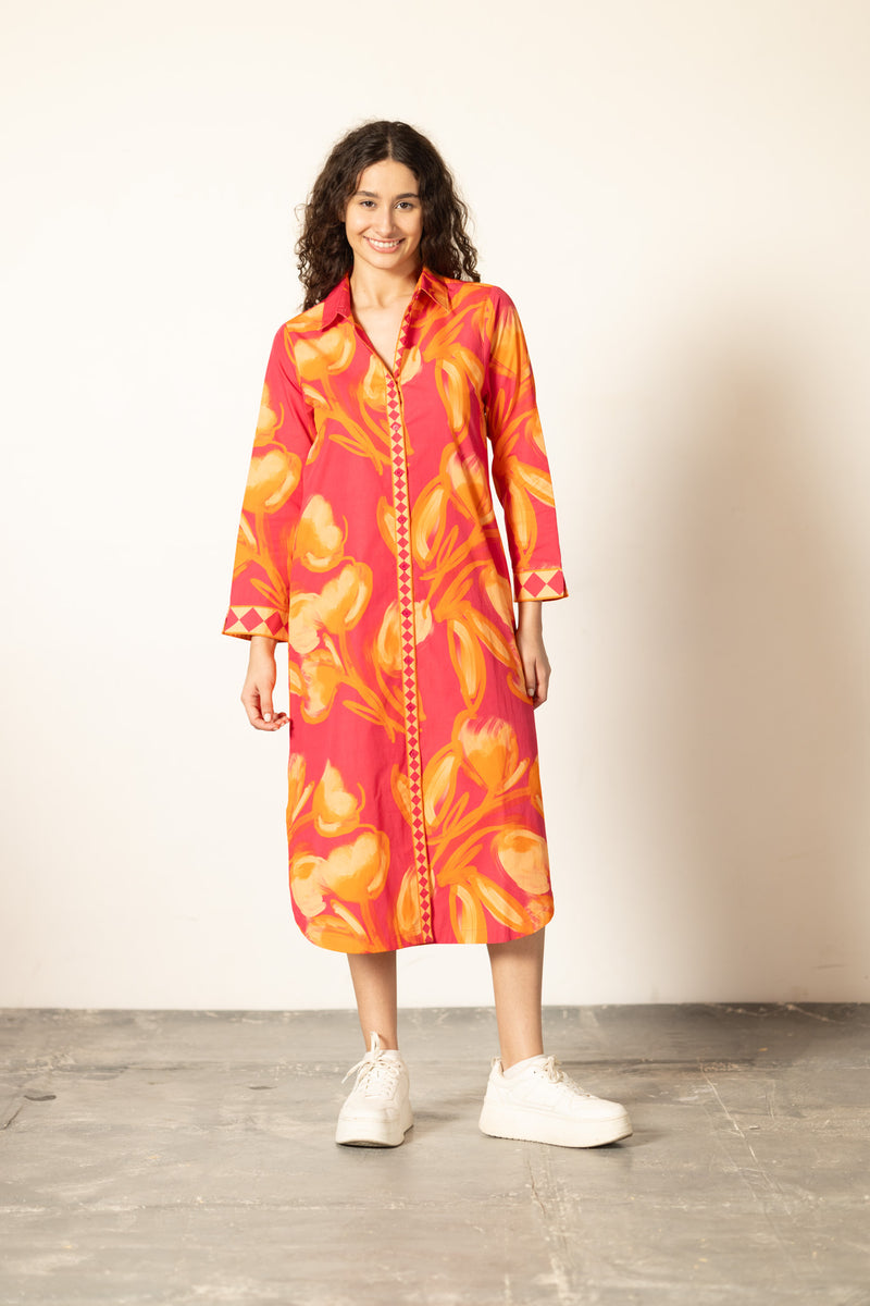 PETAL BLAZE LIZ DRESS by Maude Vivante