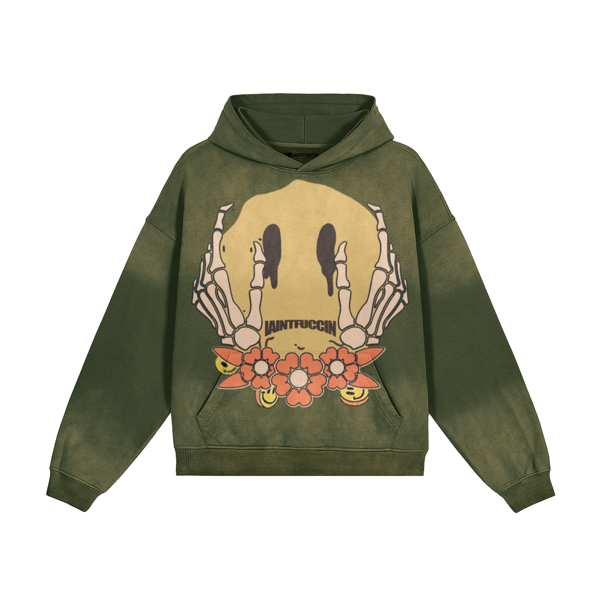 Sad Face Hoodie by Casuale Muivi