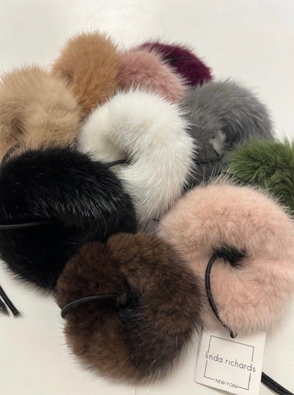 Genuine Mink Scrunchies by Sierra Deene
