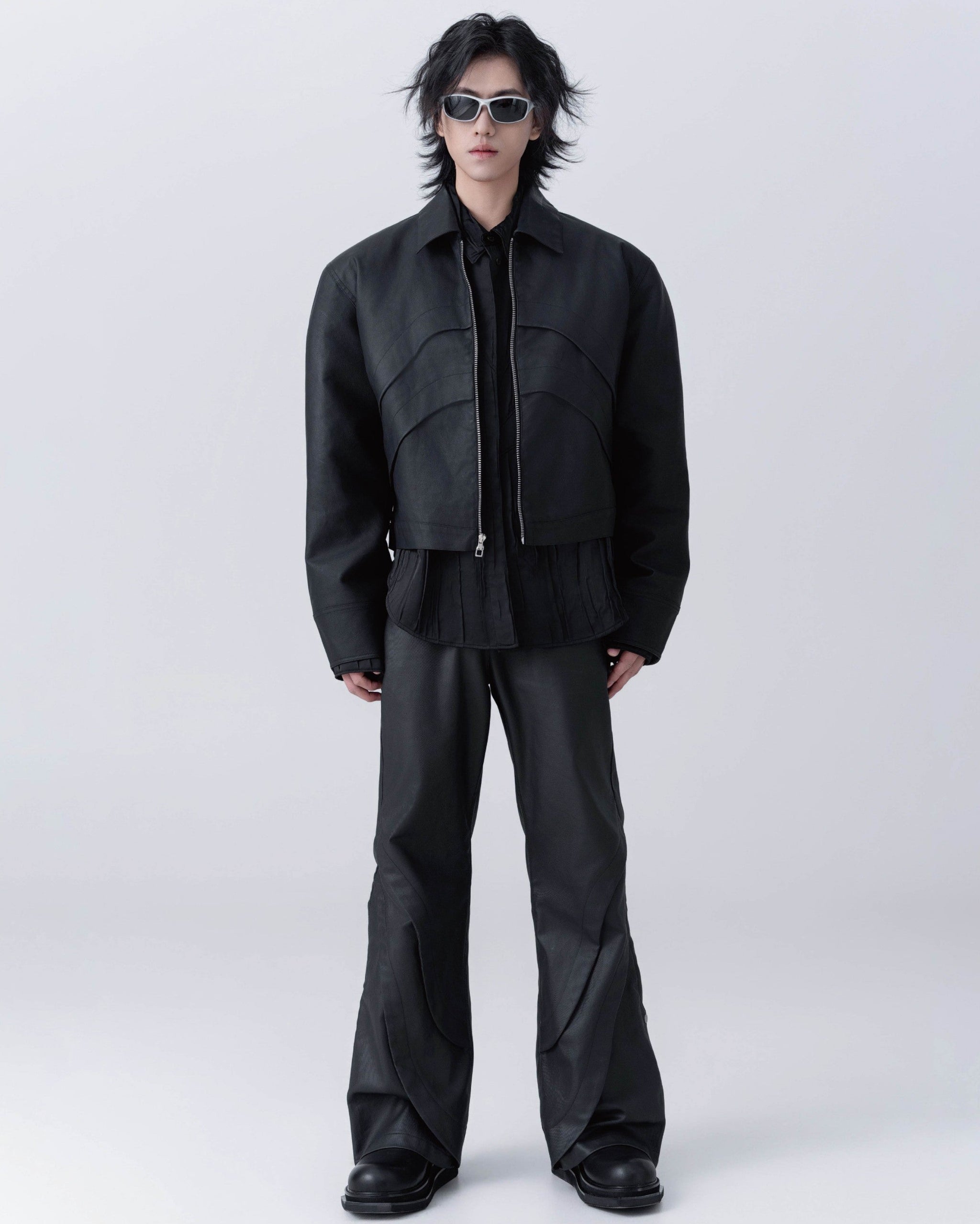 Xequation Waxed Padded Biker Jacket by OFFCULTURE