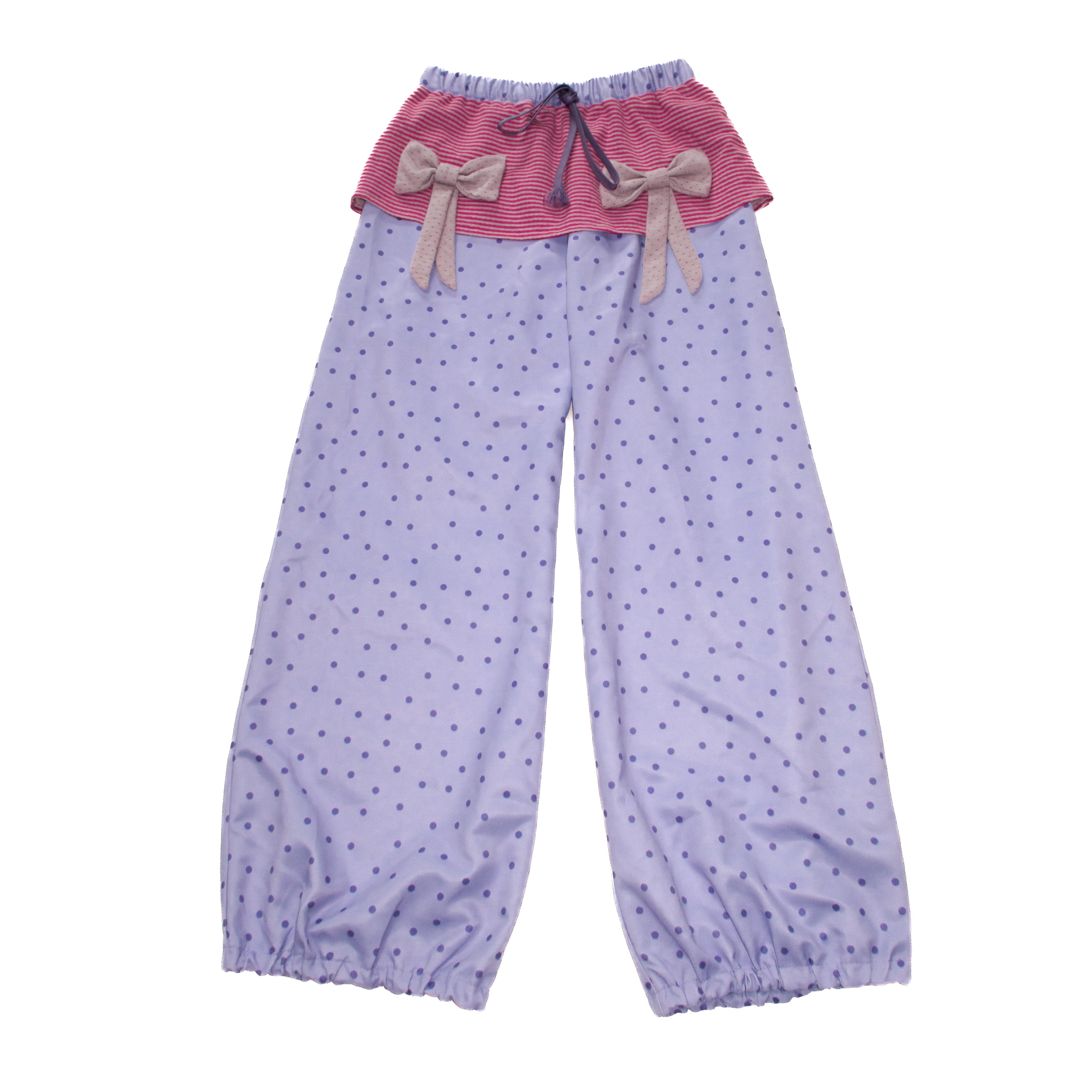 Berry Jam Bow Stripe Pants - YJM with biubiu by Land Decora