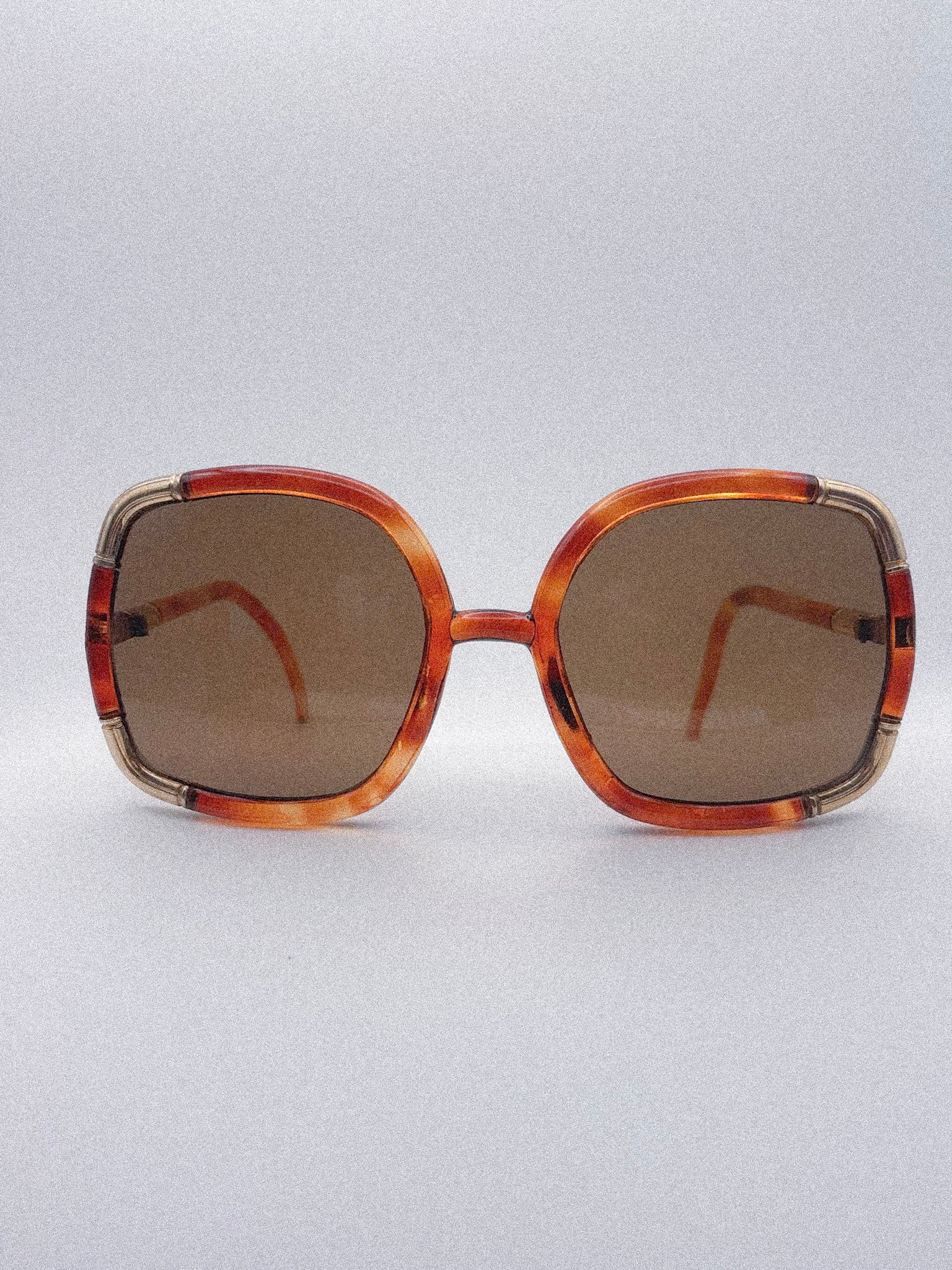 Le Carré Ambre | 1970s Ted Lapidus Handmade Sunglasses by AZYR Specs