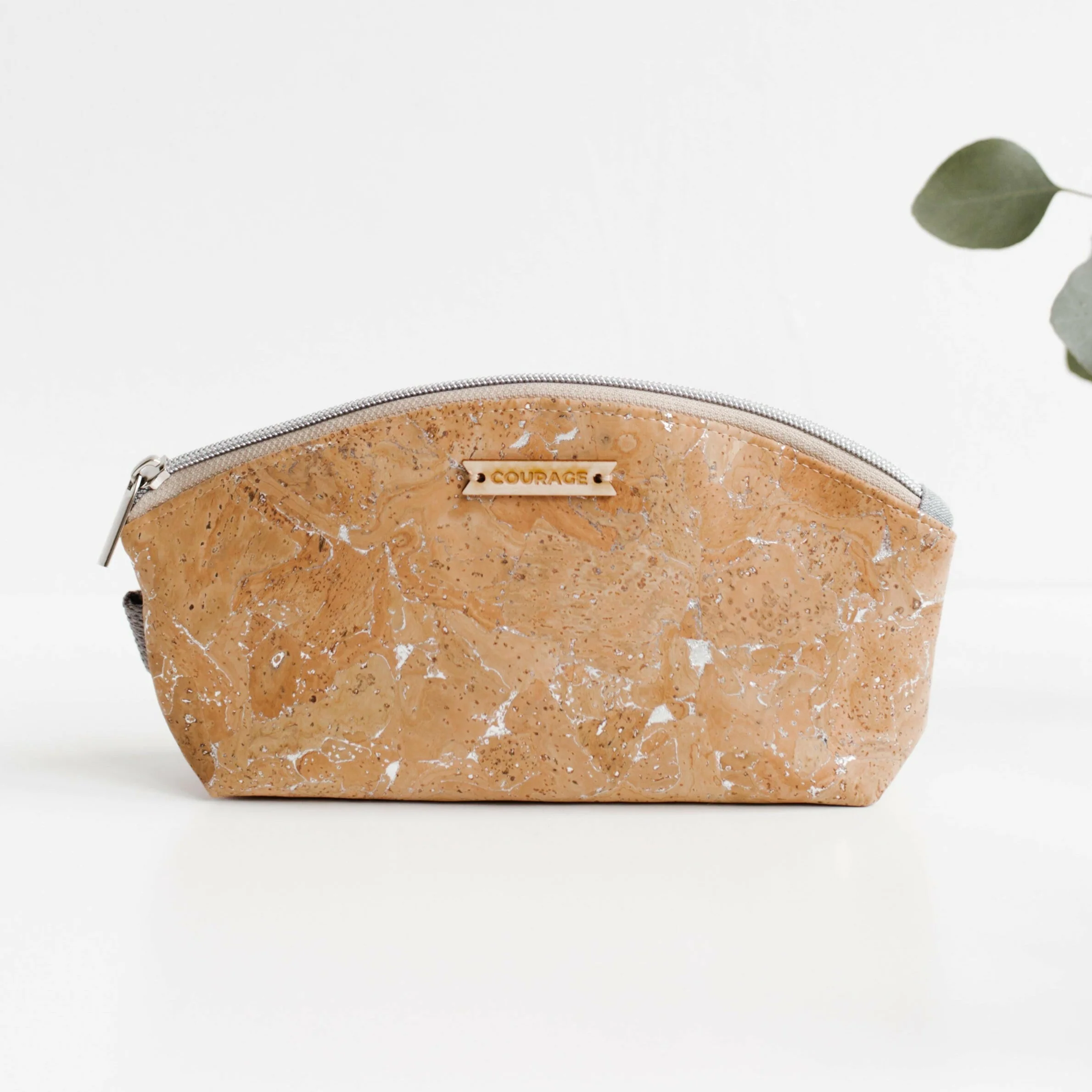 RULE BREAKER zippered pouch | SILVER by Carry Courage