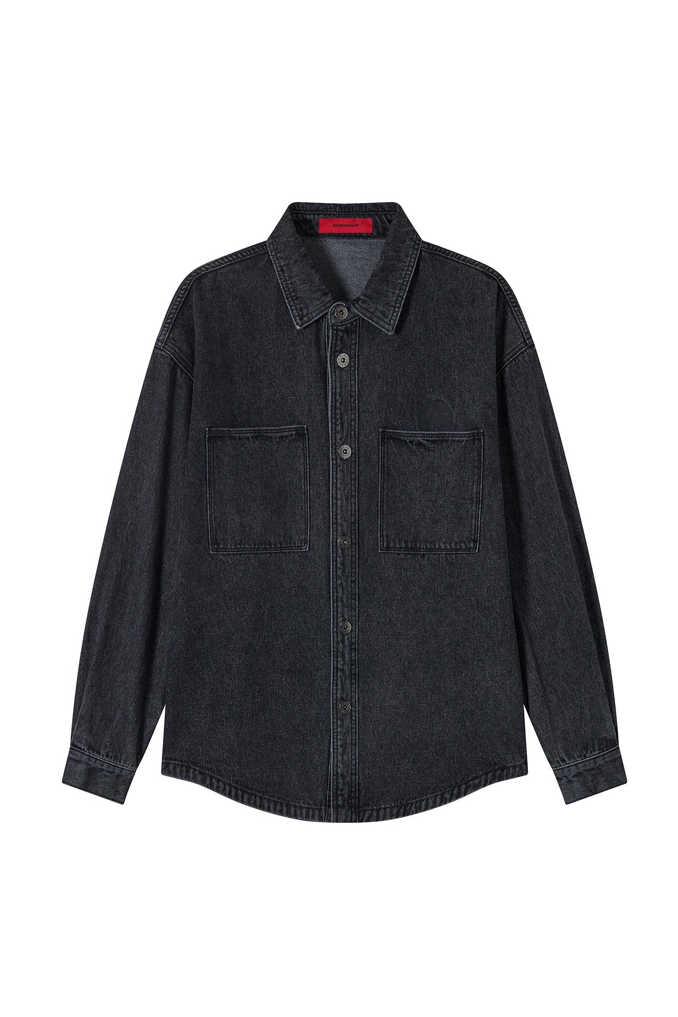 BUTTONDOWN DENIM JACKET BLACK by Acupuncture1993