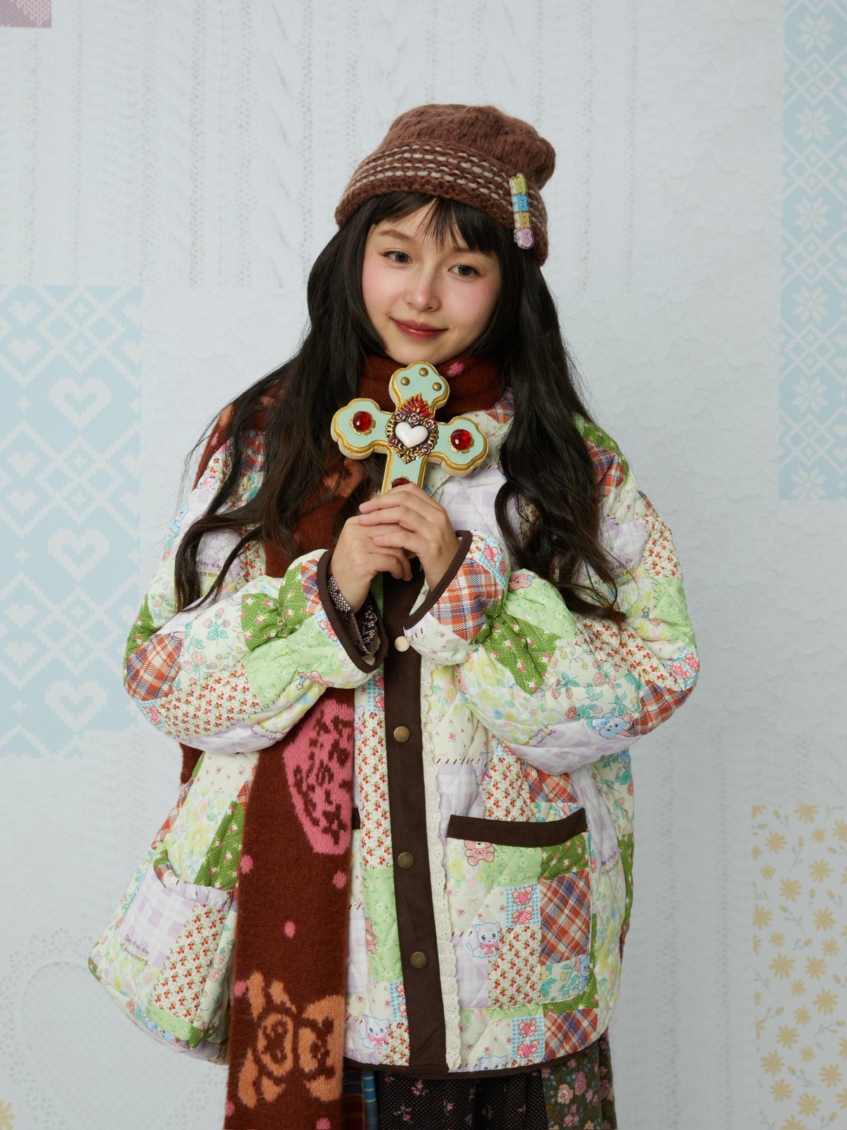 Kawaii Quilted Padded Jacket - KaiXin hostel by Land Decora