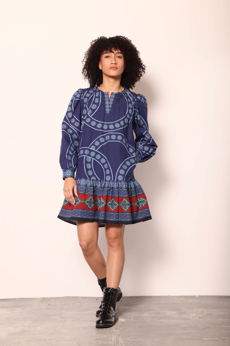 VINTAGE CIRCLES OLLIE DRESS by Maude Vivante