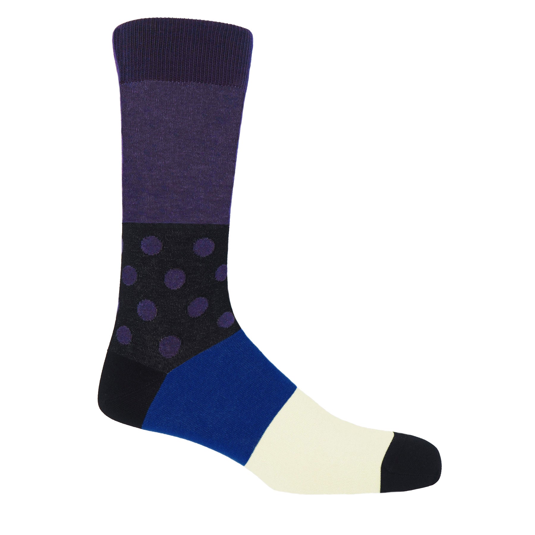 Mayfair Men's Socks - Purple by Peper Harow