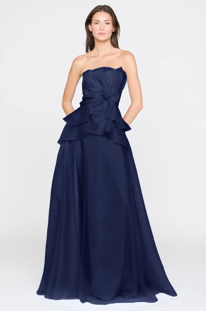 Theia Gilda Draped Rose Gown by Sierra Deene
